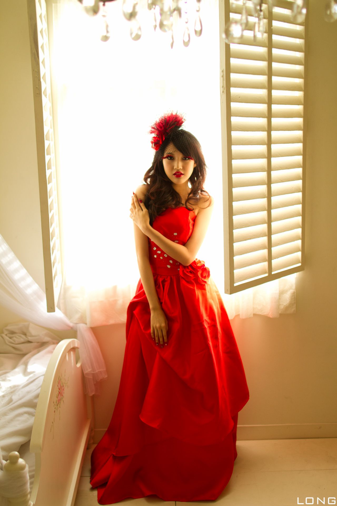 陈玮廷/腿模Jill《婚紗之紅》_第1张