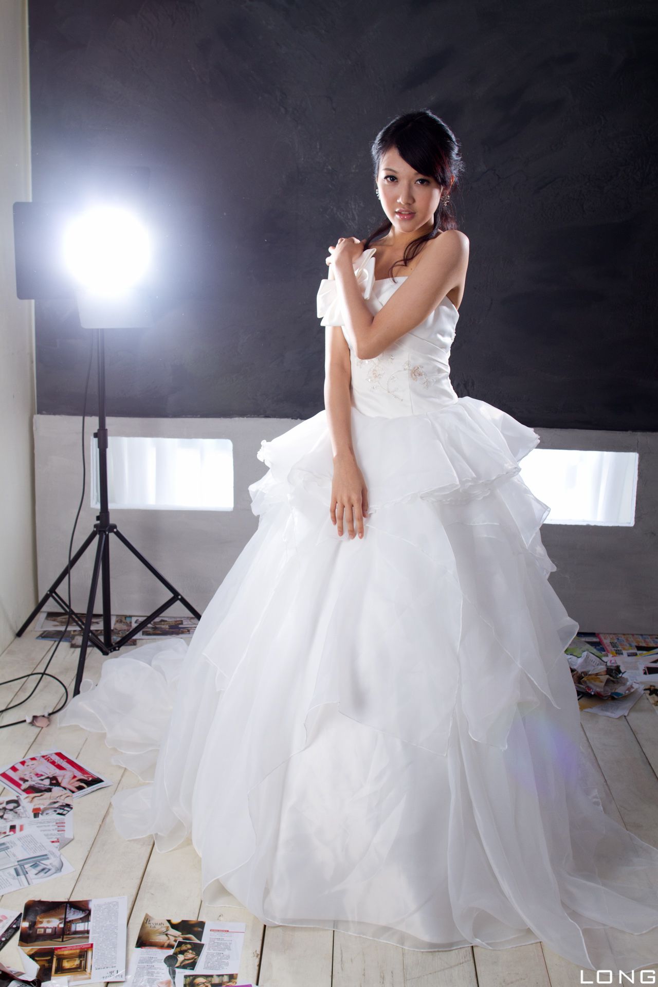 台湾美女模特陈玮廷Jill《婚紗之白》_第1张