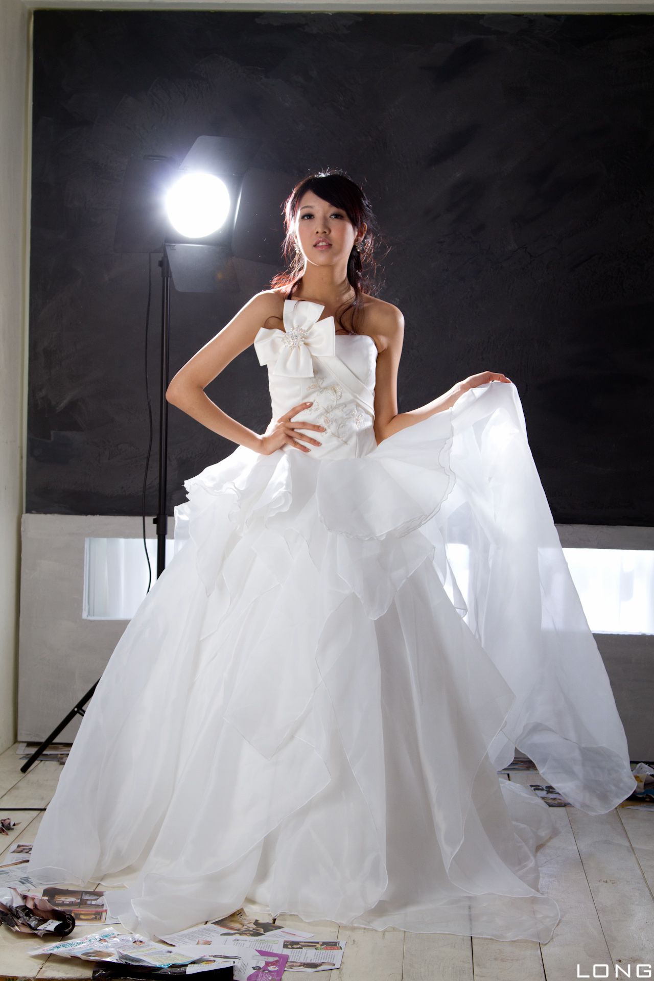 台湾美女模特陈玮廷Jill《婚紗之白》_第4张