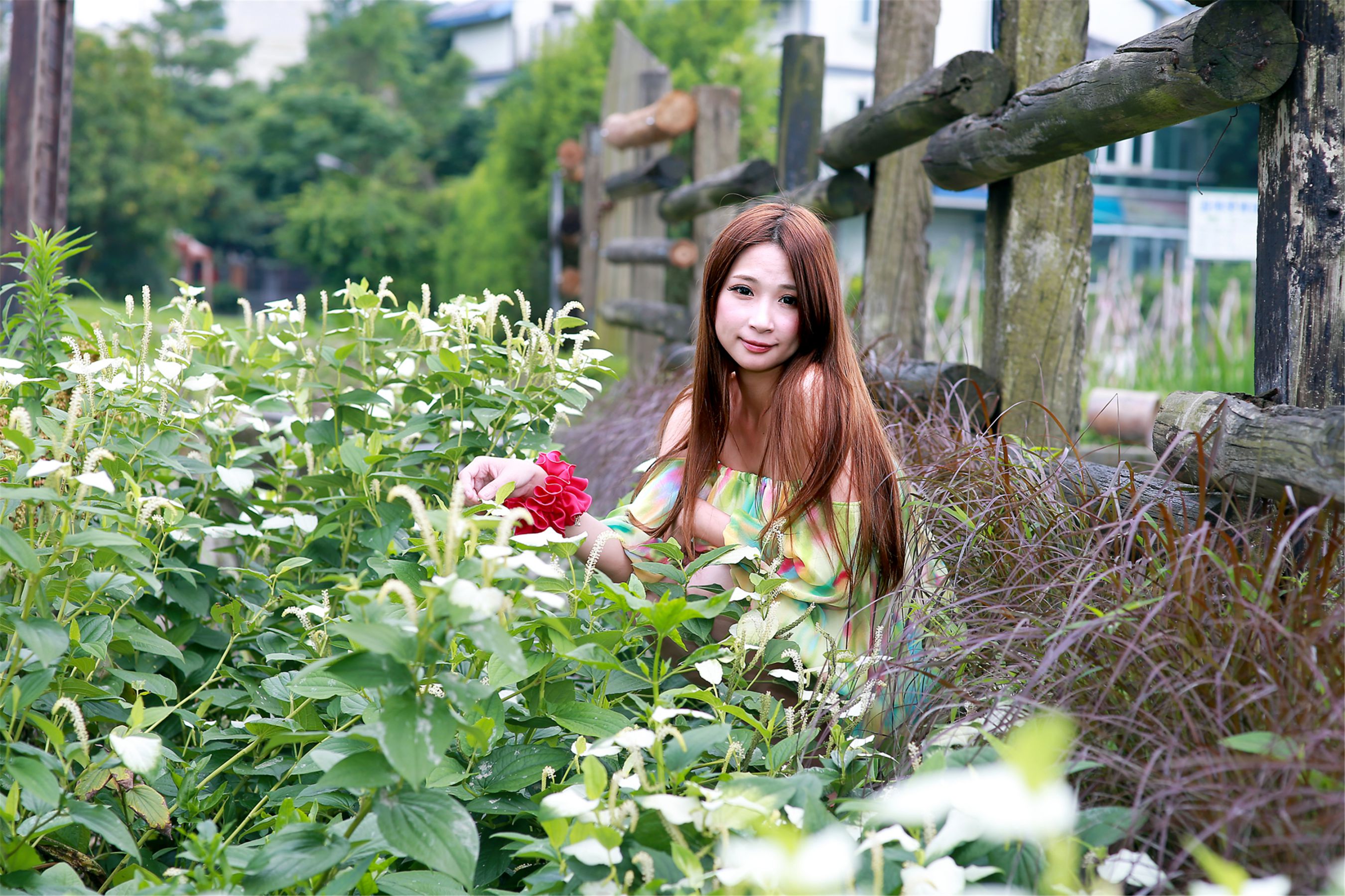 台湾妹子林小芭《春游踏青外拍》_第2张