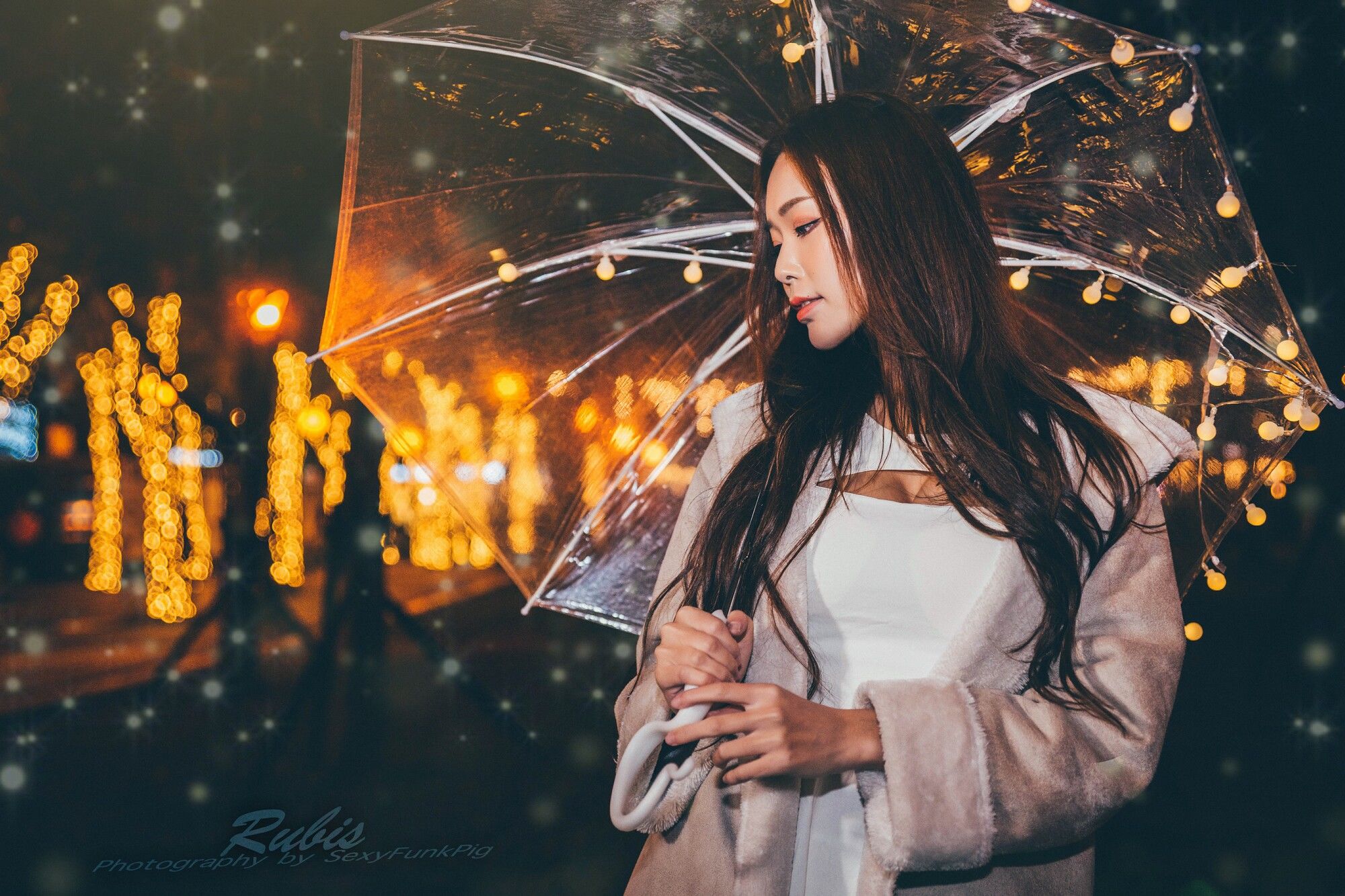 [台湾正妹] 黄上晏Rubis 新北耶誕城夜拍_第4张