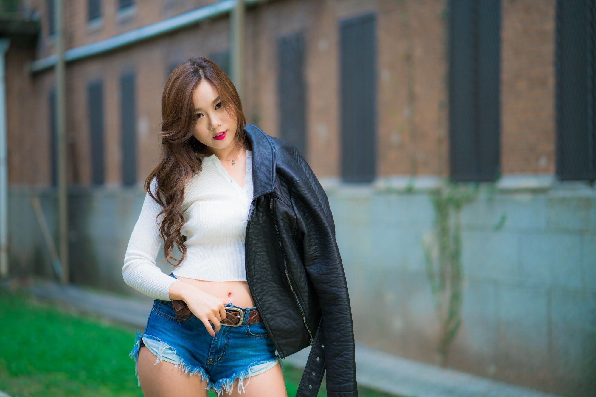 [台湾女神] Olivia安馜薇《台大外拍》_第3张