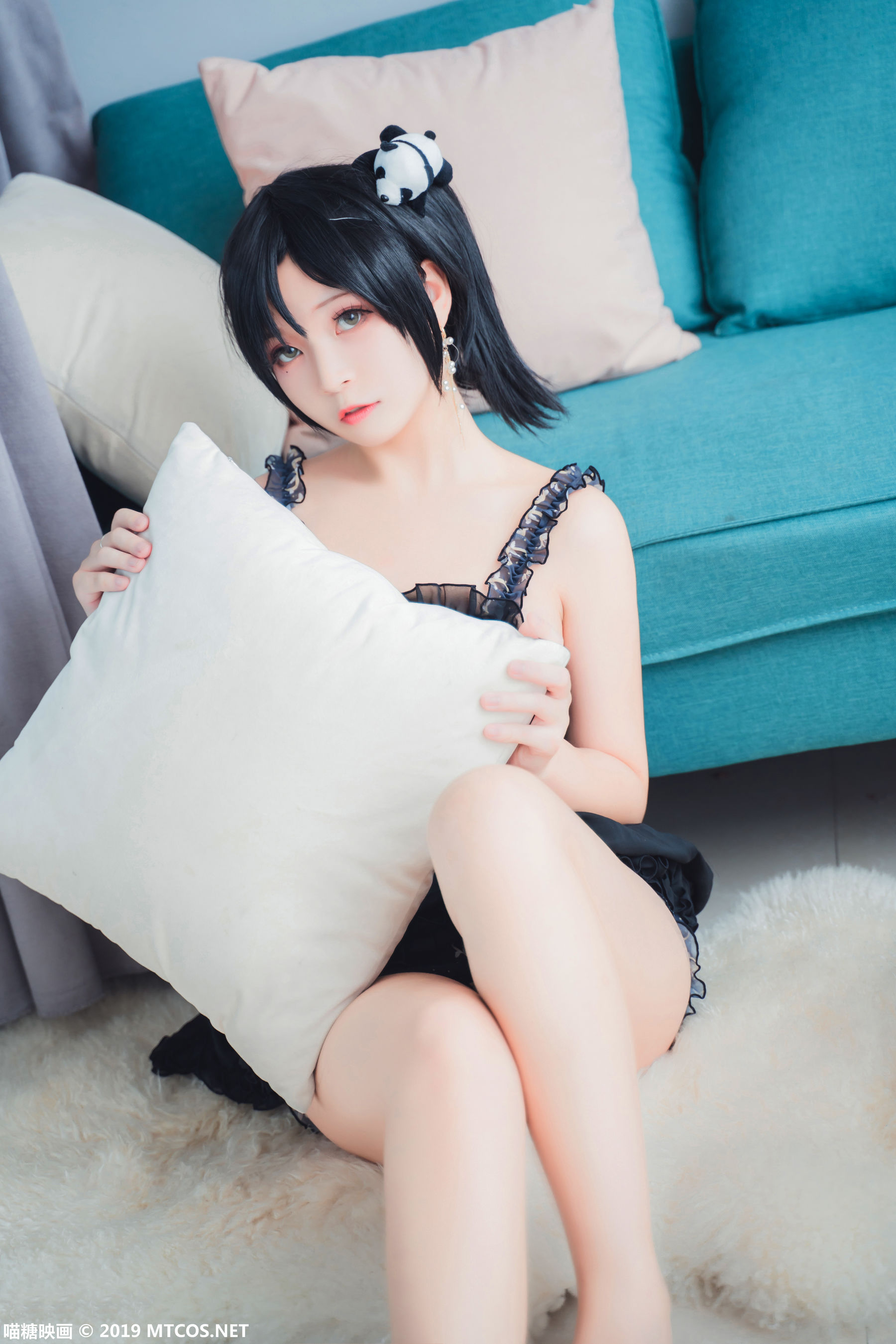 [喵糖映画] VOL.063 樱井momo - 蕾丝吊带_第1张