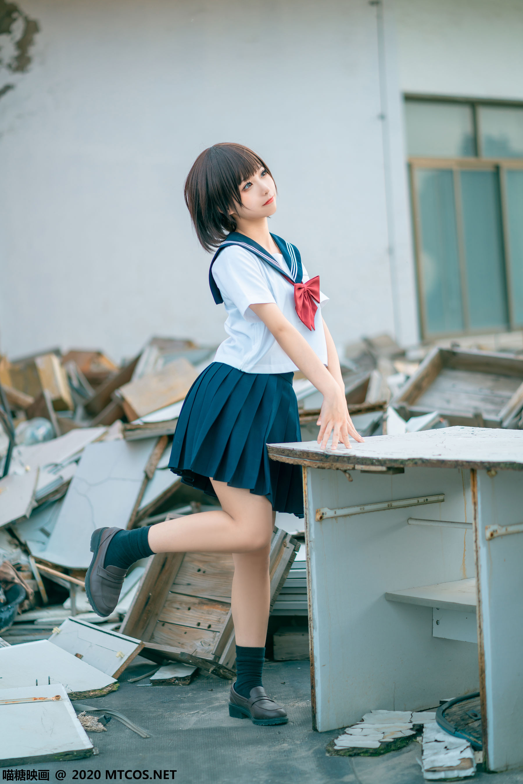 [喵糖映画] JKL.021 蠢沫沫 天台JK制服_第1张