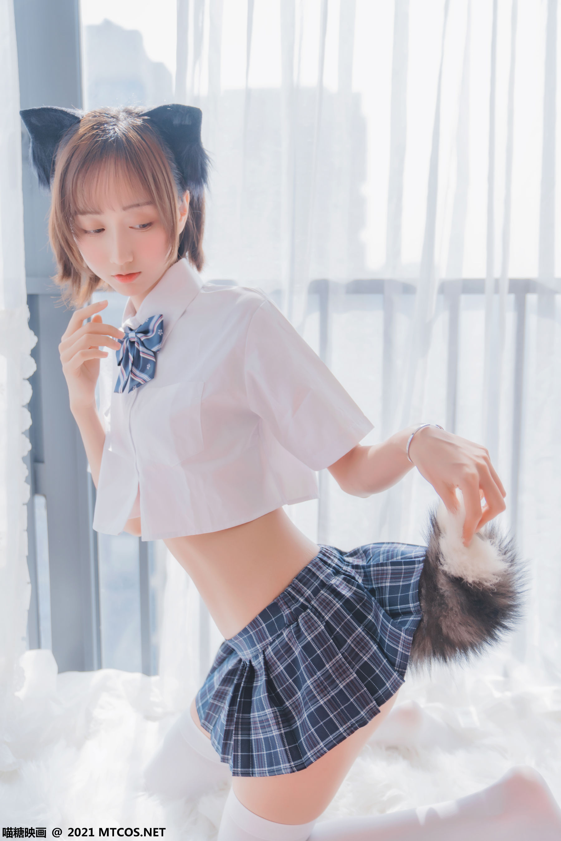 [喵糖映画] VOL.436 木绵绵OwO 猫儿少女_第1张