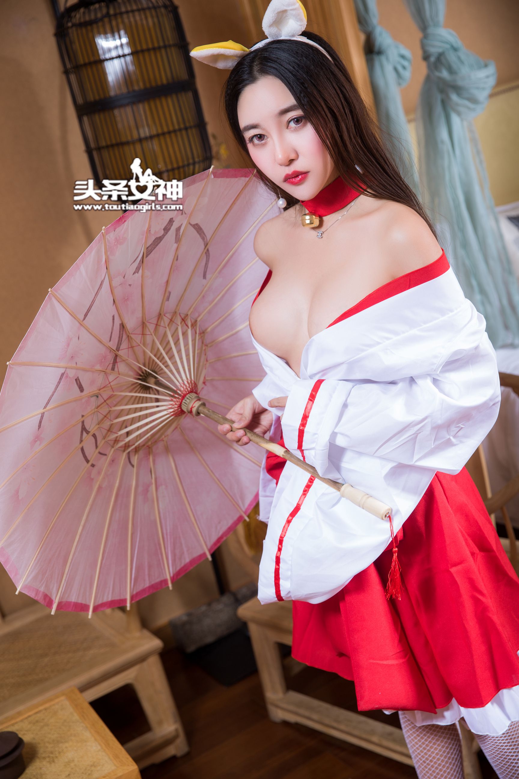 李梓熙《白桂院凛凛蝶 九尾狐狸COS》 [头条女神] VIP专享_第4张