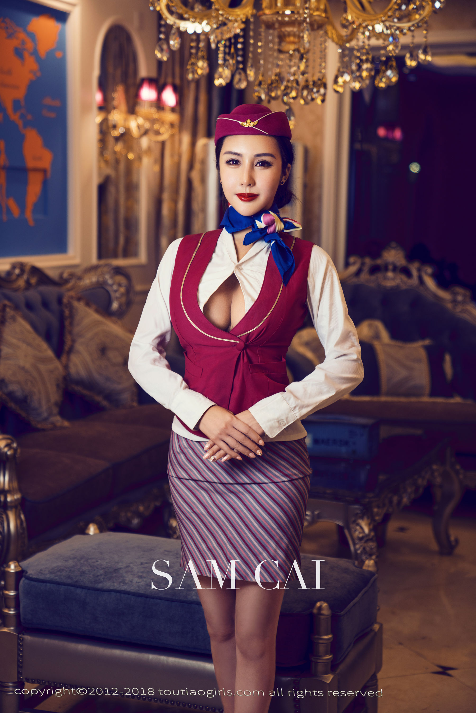 蔡老师《私人空乘》 [头条女神Toutiaogirls]_第2张