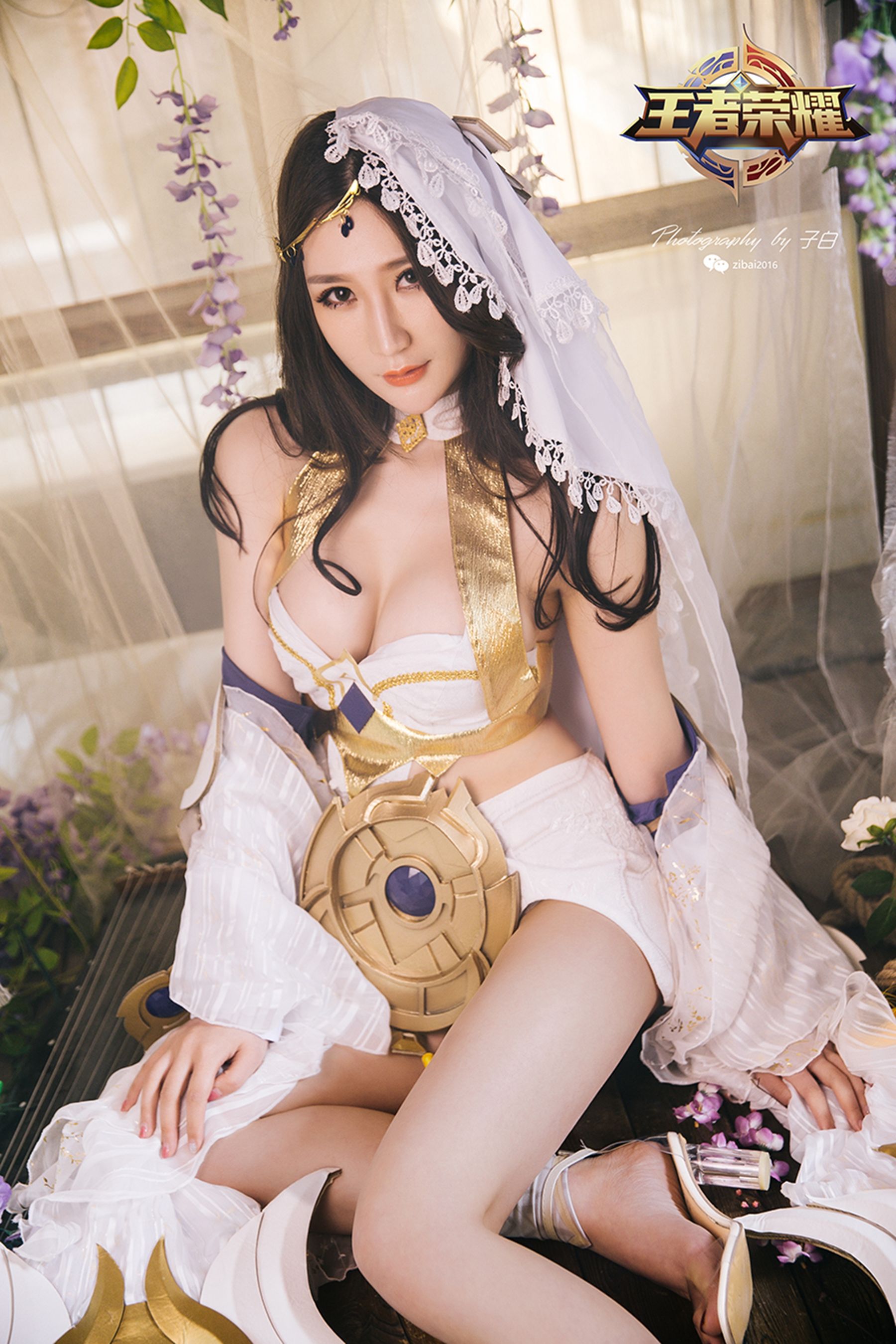 [头条女神wordgirls]  玄子 貂蝉-异域舞娘COS_第2张