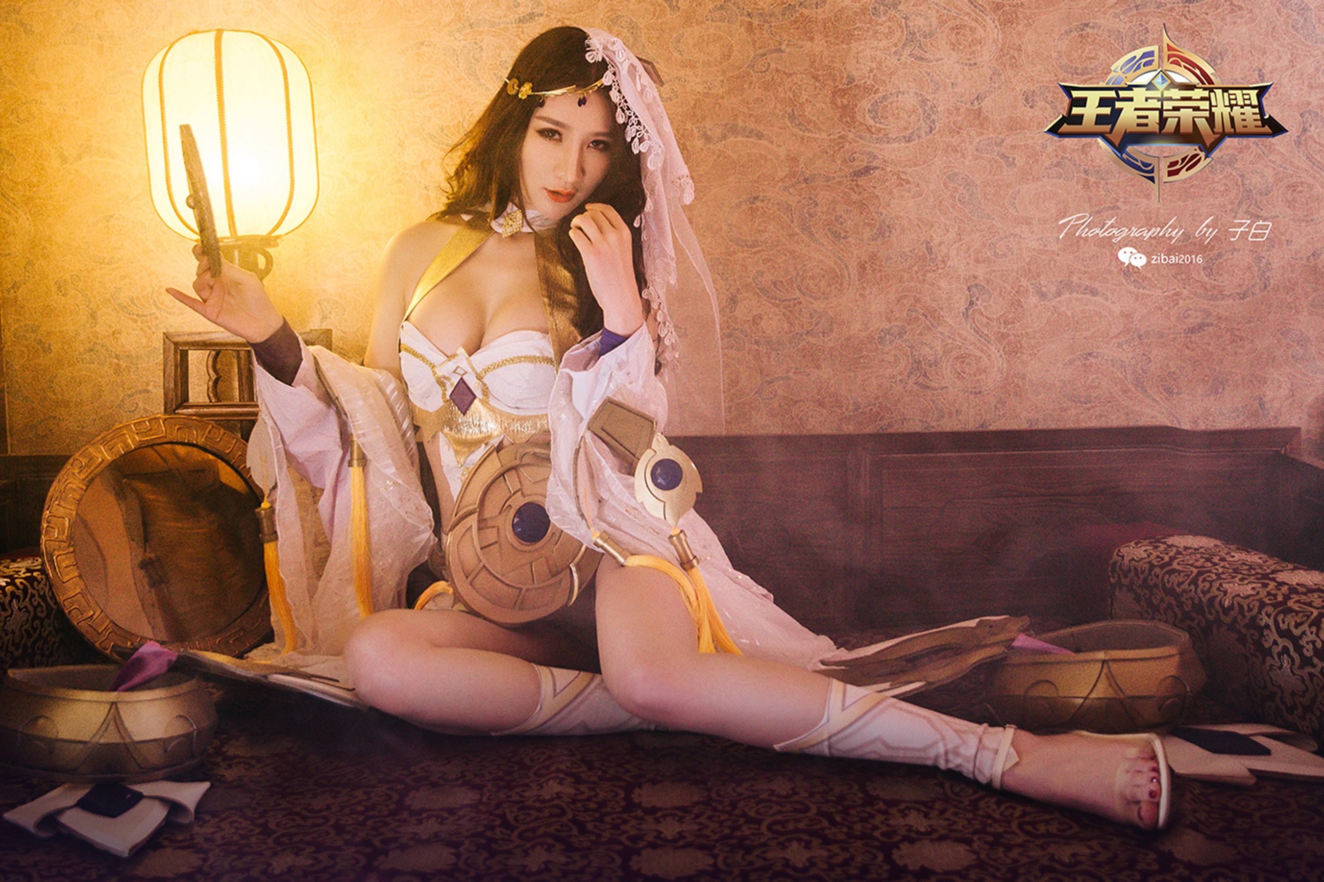 [头条女神wordgirls]  玄子 貂蝉-异域舞娘COS_第4张