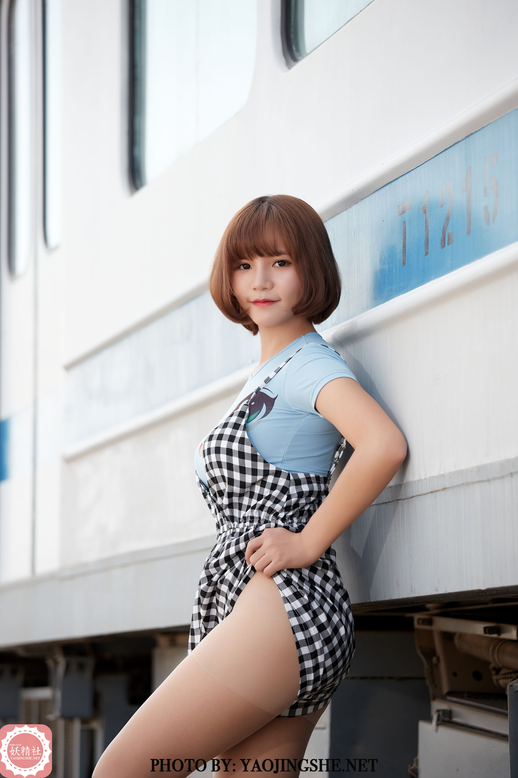 [妖精社YAOJINGSHE] T2129 唐飞飞 丝之年代_第3张