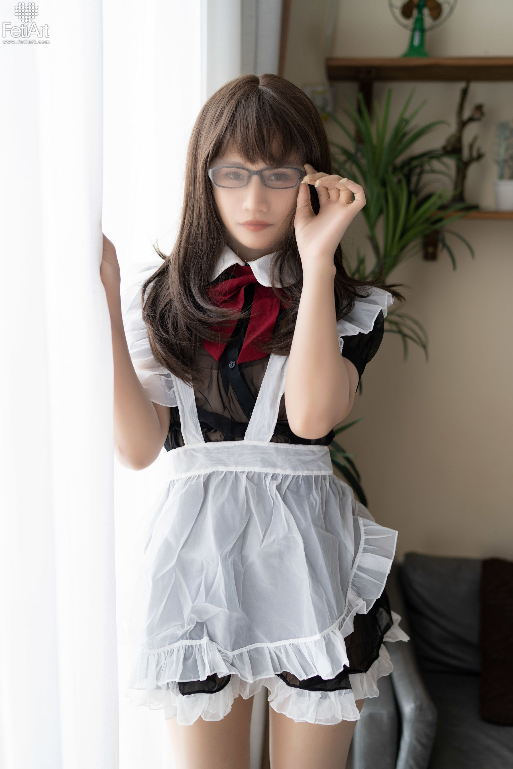 [尚物集FetiArt] No.048 Pantyhose Encasement Maid MODEL-Jasmine_第3张