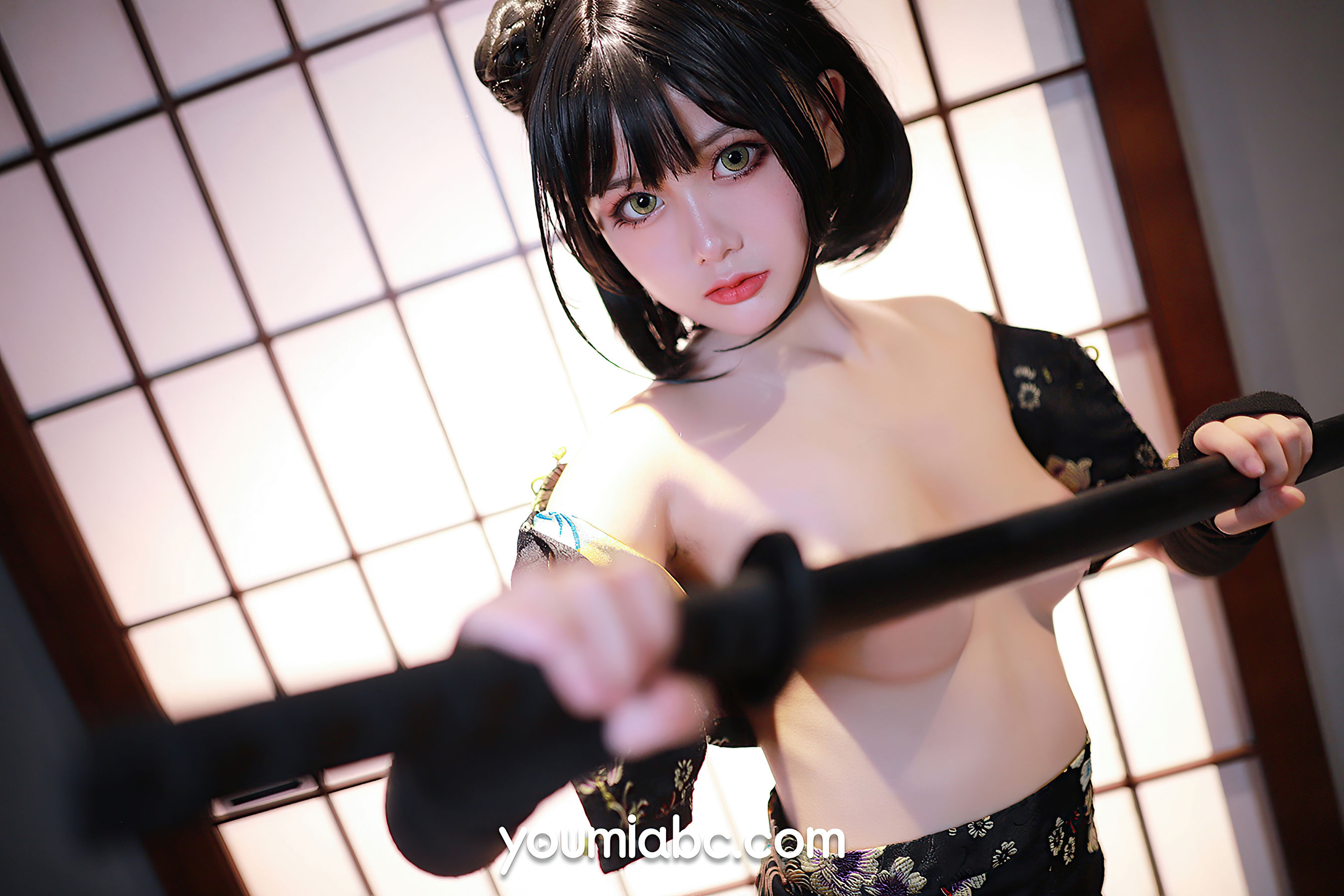 [尤蜜YouMi]  您的蛋蛋 旗袍武士娘_第4张