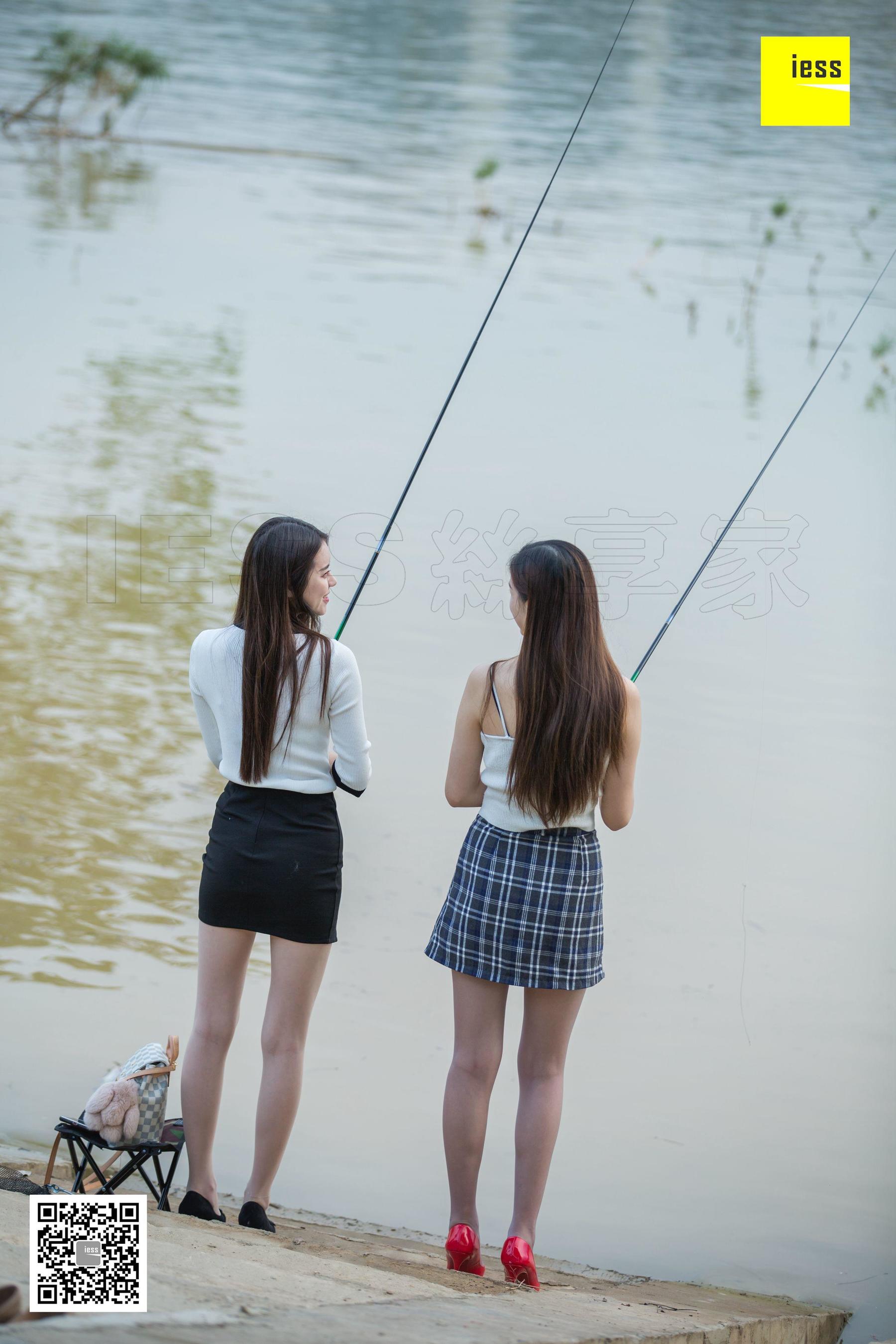 [异思趣向IESS]  模特：佳佳&九妹 《钓鱼还是钓丝？》_第4张