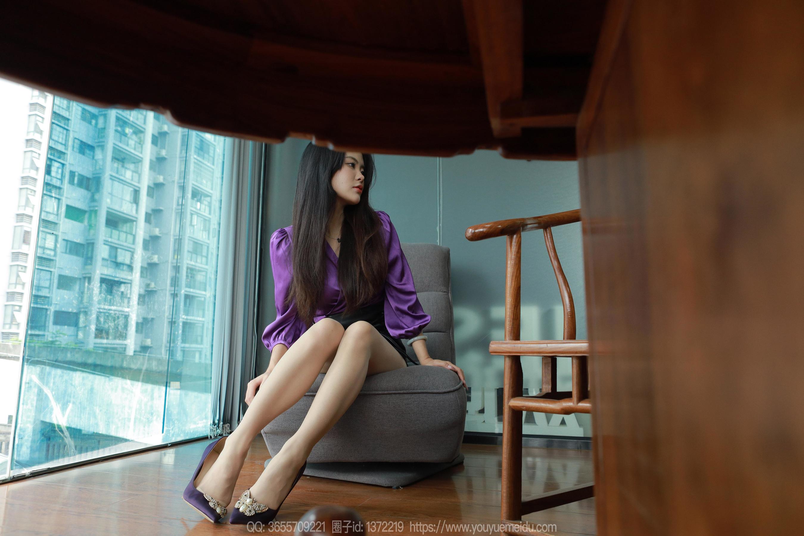 IESS异思趣向 - 模特：兔兔 《紫色韵味》_第1张