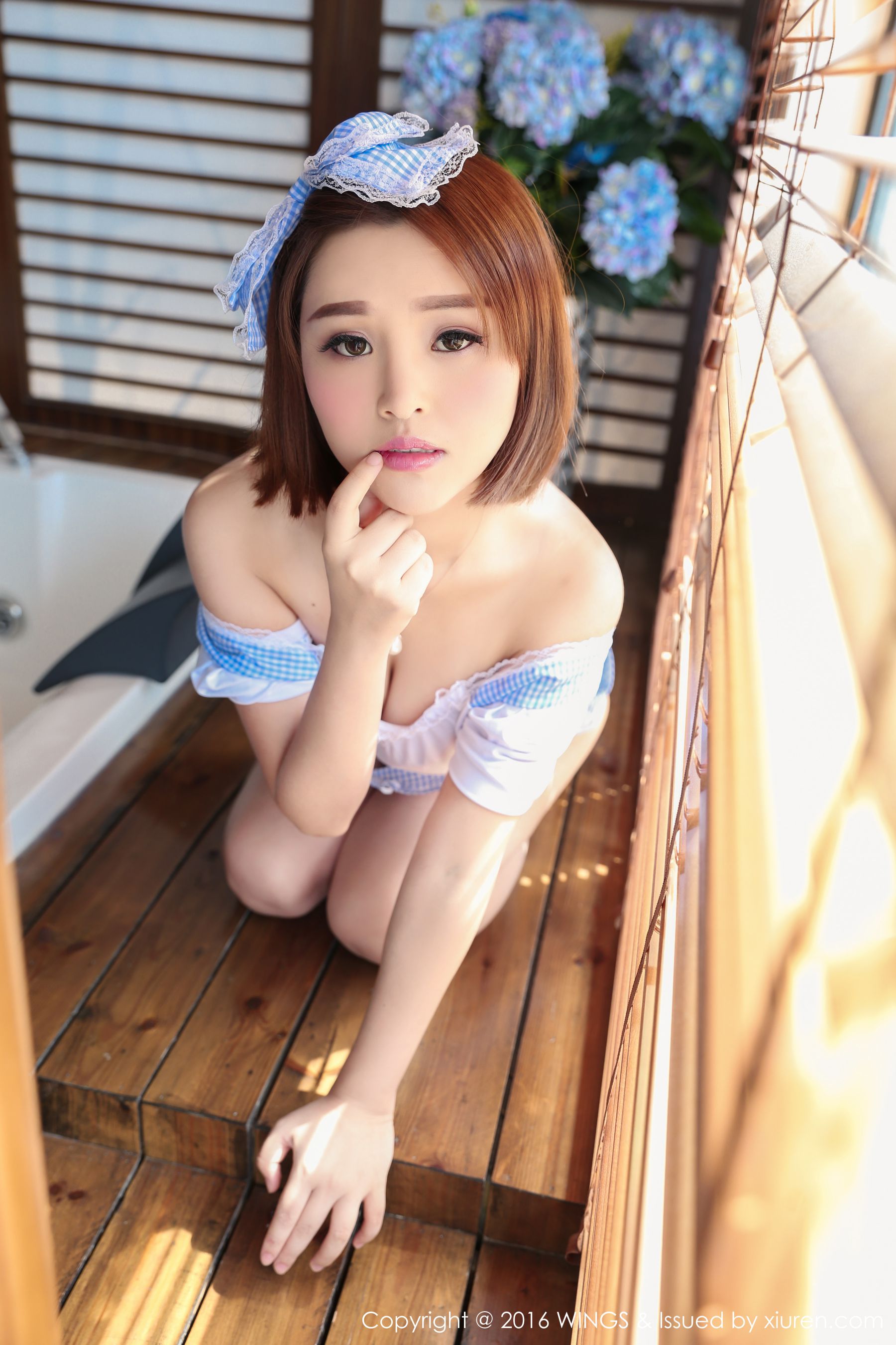 童颜巨乳吉雅子《女仆装+短裙》[WingS影私荟] Vol.016 写真集_第3张