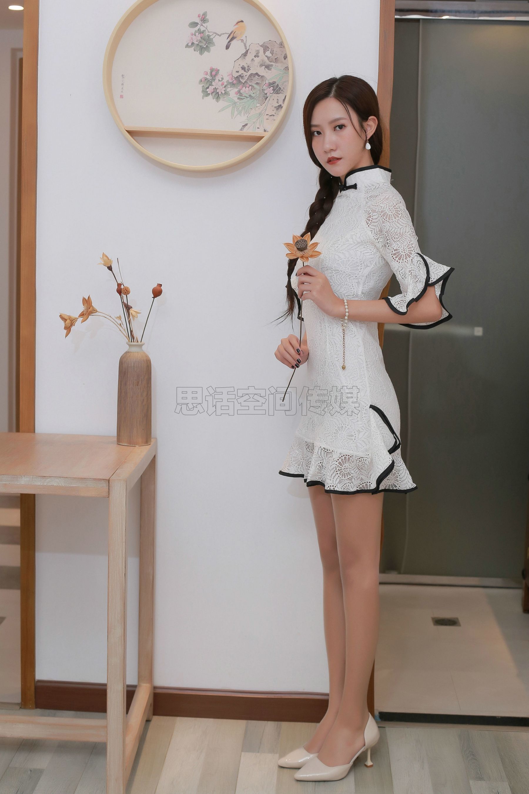 [思话SiHua] SH163 曦然 房间里的旗袍少女_第1张