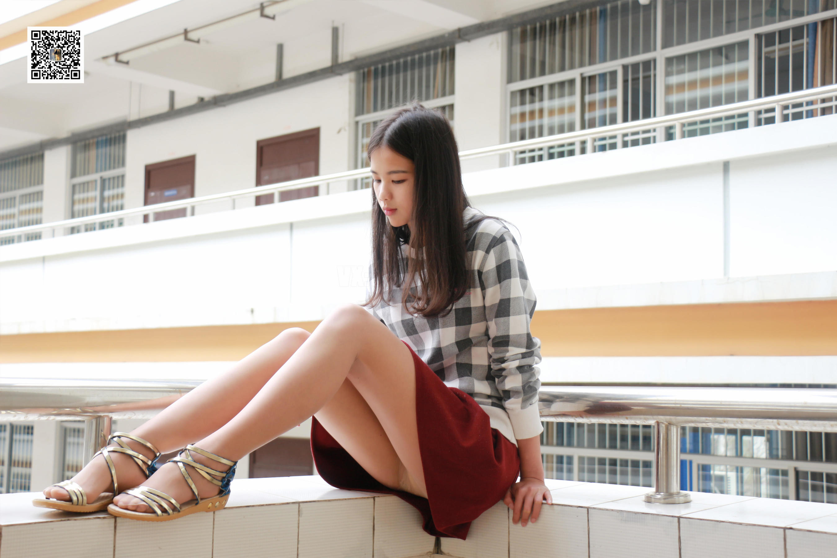 [慕丝女郎MussGirl] 学妹系列11 学妹告诉你，支援武汉，从宅做起_第5张