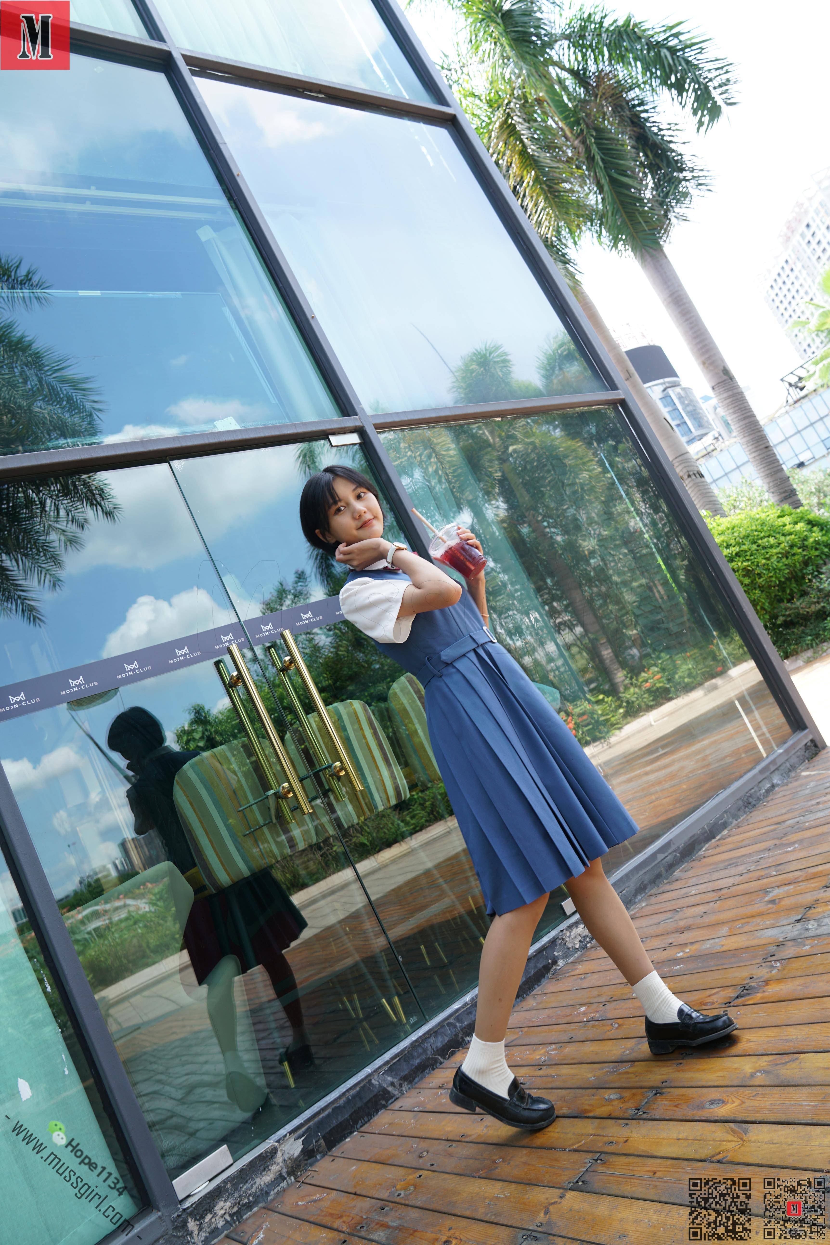 [慕丝女郎MussGirl] No.299 学生制服棉袜_第3张
