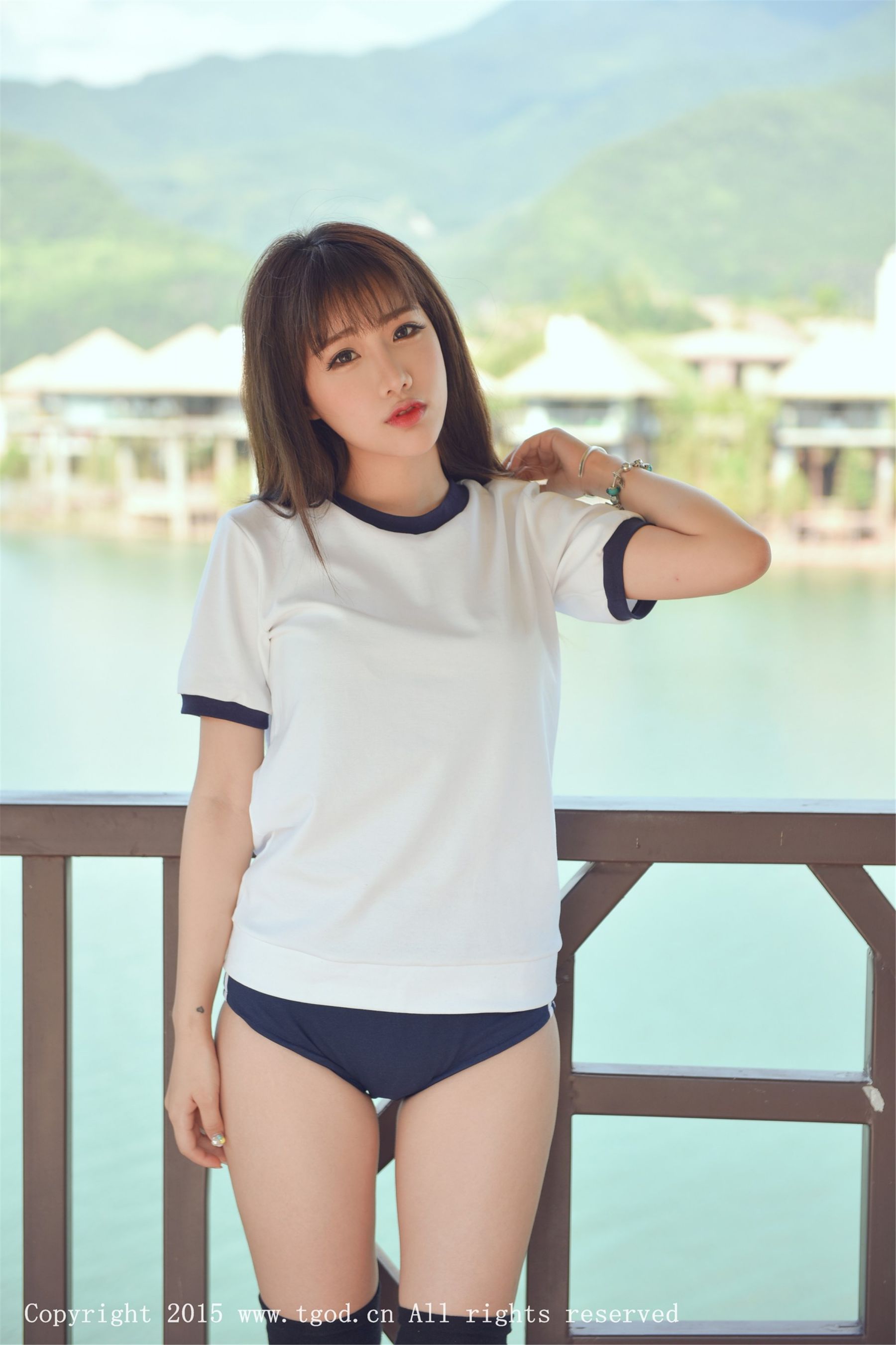 Akiki朱若慕《云曼旅拍》体操服、死库水系列 [TGOD推女神] 写真集_第3张