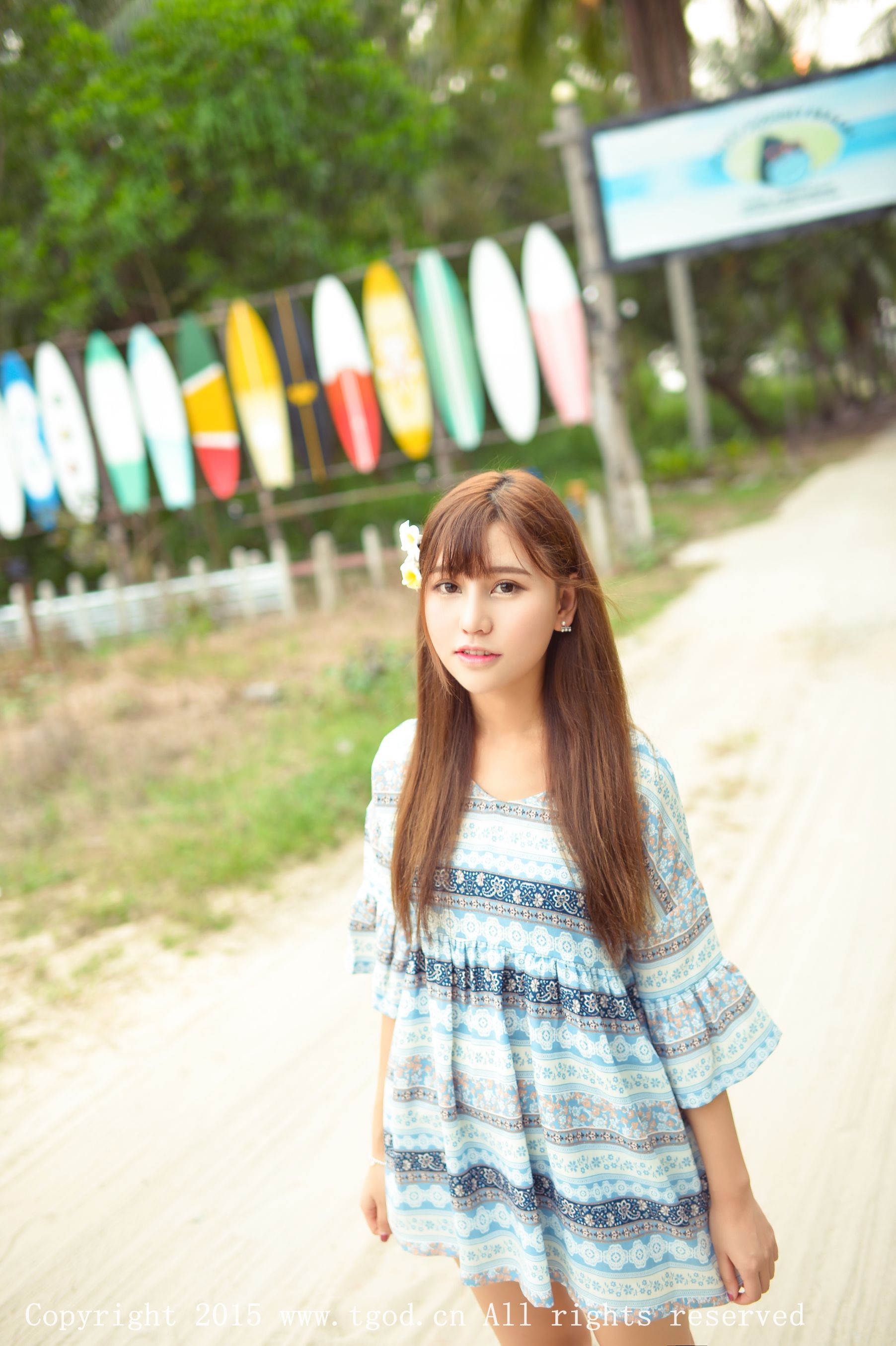 Milk楚楚《普吉岛旅拍》短裙、比基尼系列 [TGOD推女神] 写真集_第5张