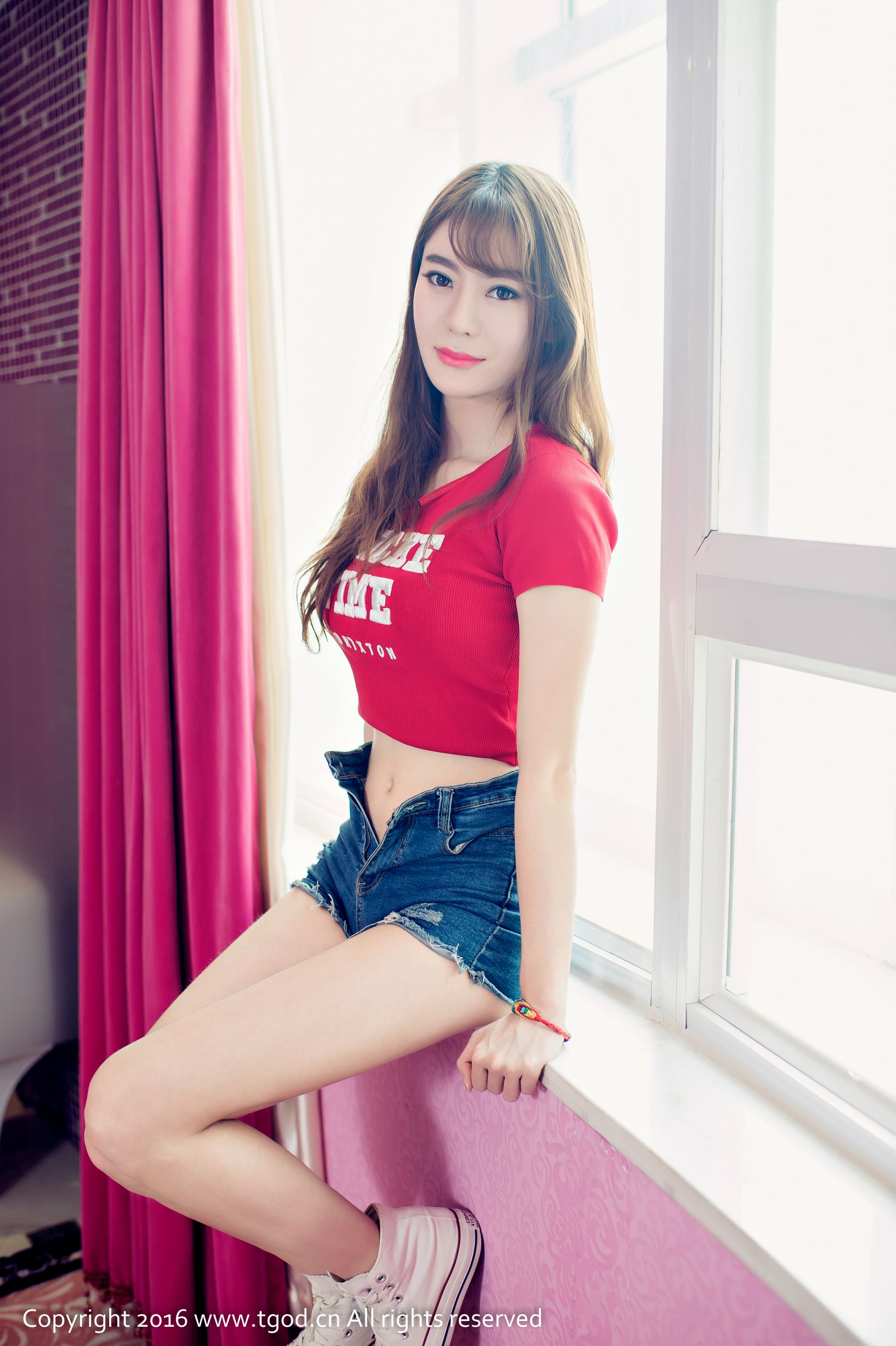 钰彤Ci-ci《青春少女 娇美可人红樱唇》 [推女神TGOD]_第4张
