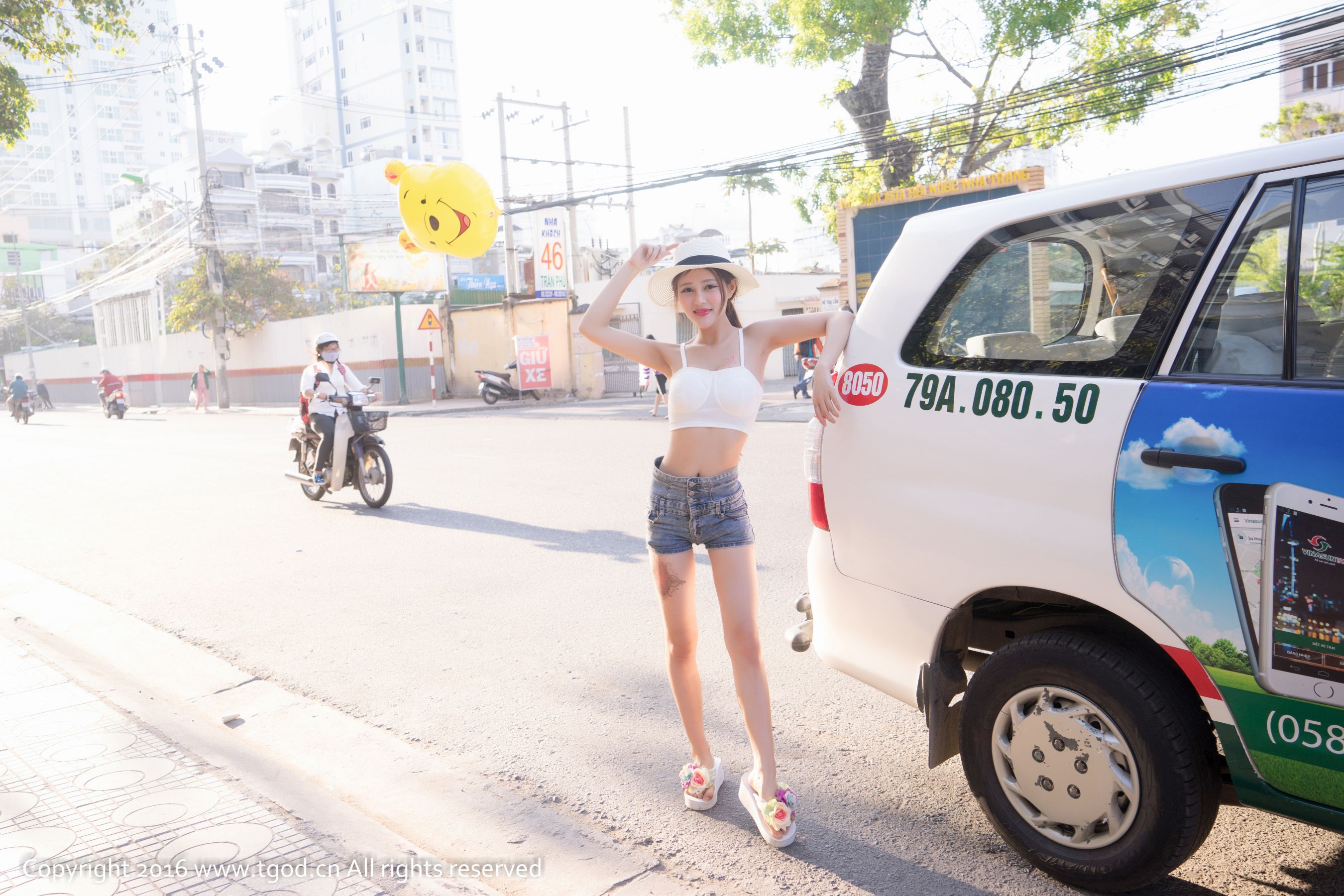 Abby王乔恩《越南芽庄》街拍+健身系列 [推女神TGOD]_第5张
