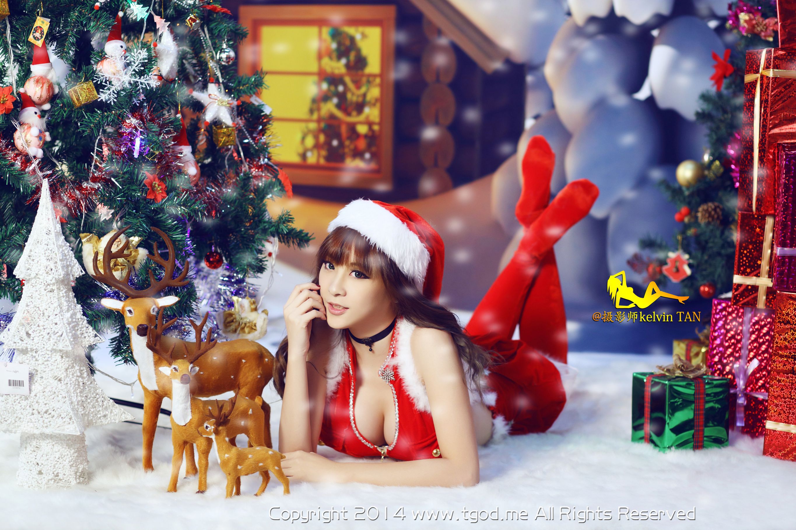 王子妃FayPrince《圣诞节大片》 [TGOD推女神] 写真集_第1张