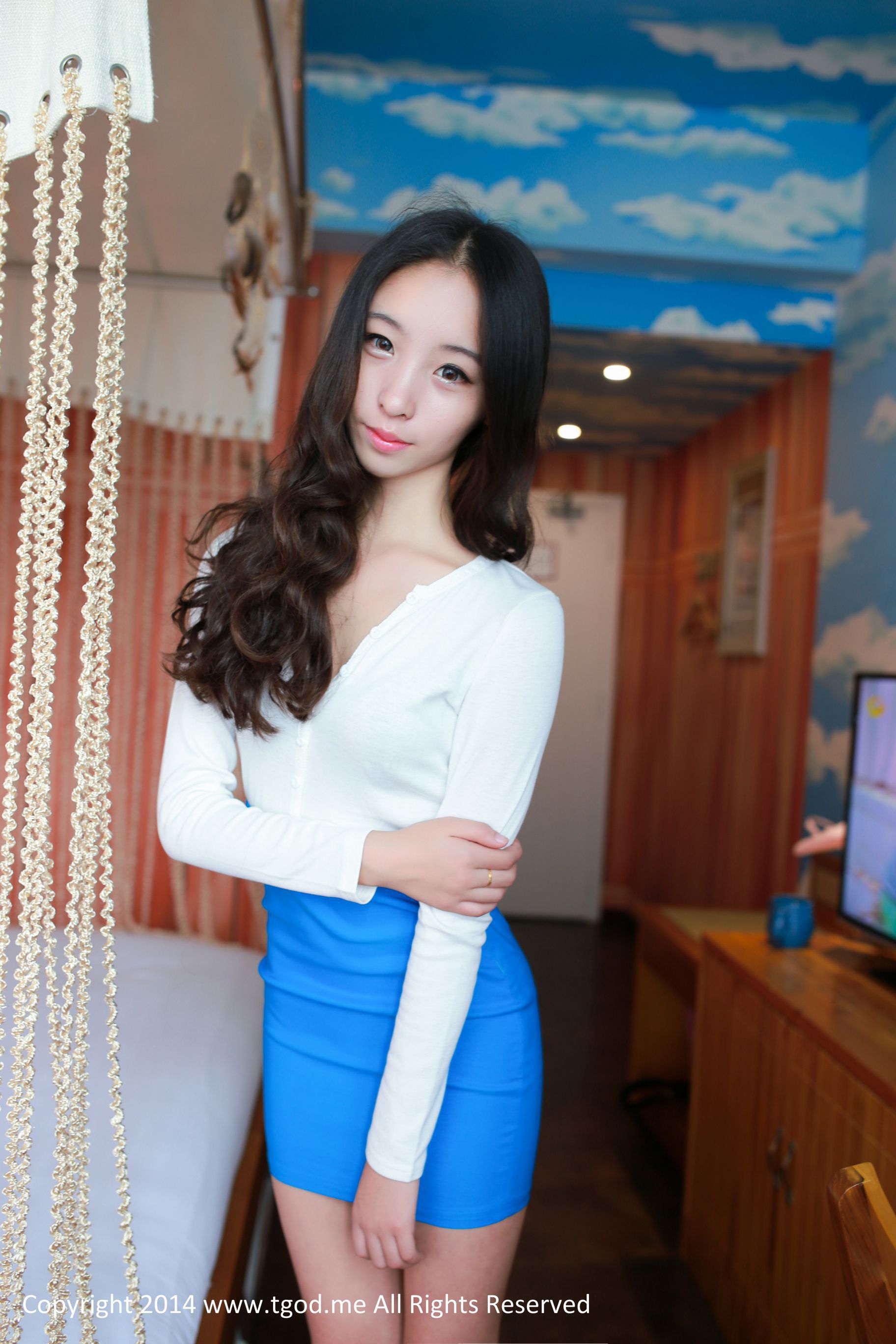 萌女神梓萱Crystal私房写真第一套 [TGOD推女神]_第3张