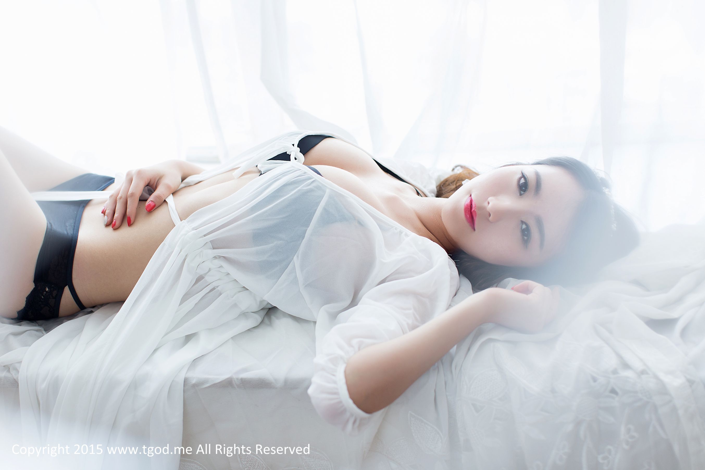 女神邓雪Sweet《蕾丝的诱惑》日系写真集 [TGOD推女神]_第1张