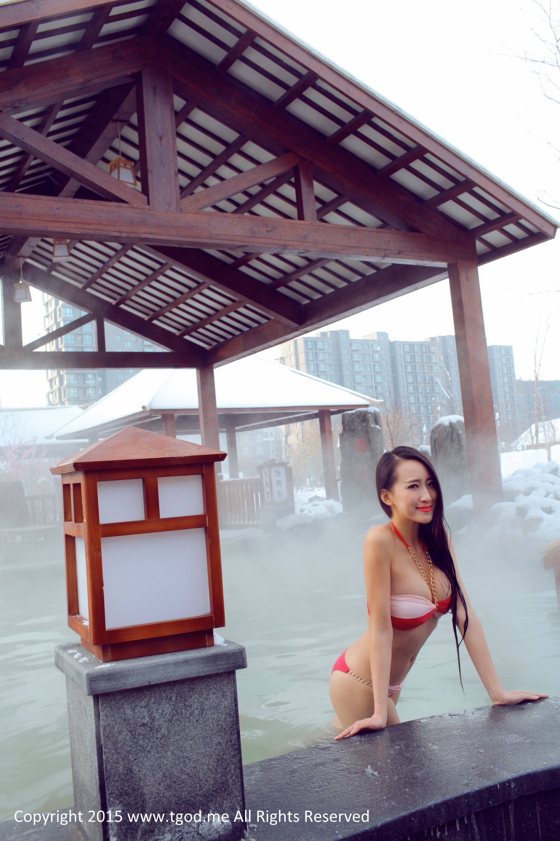 罗婉莹 《女神驾到》大庆林甸北国温泉 [TGOD推女神] 写真集_第2张