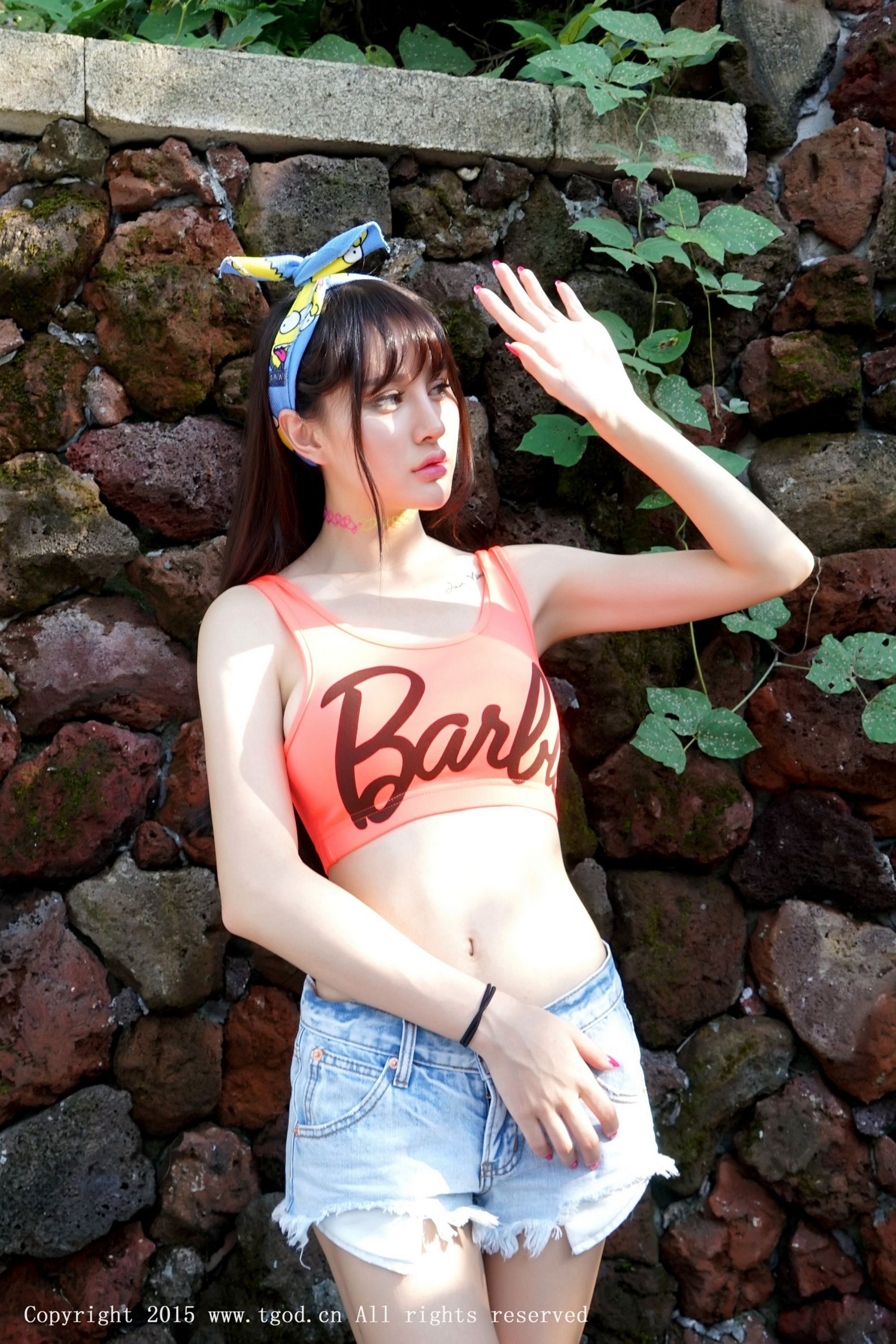 Cheryl青树《云曼旅拍》热裤、蕾丝系列 [TGOD推女神] 写真集_第2张
