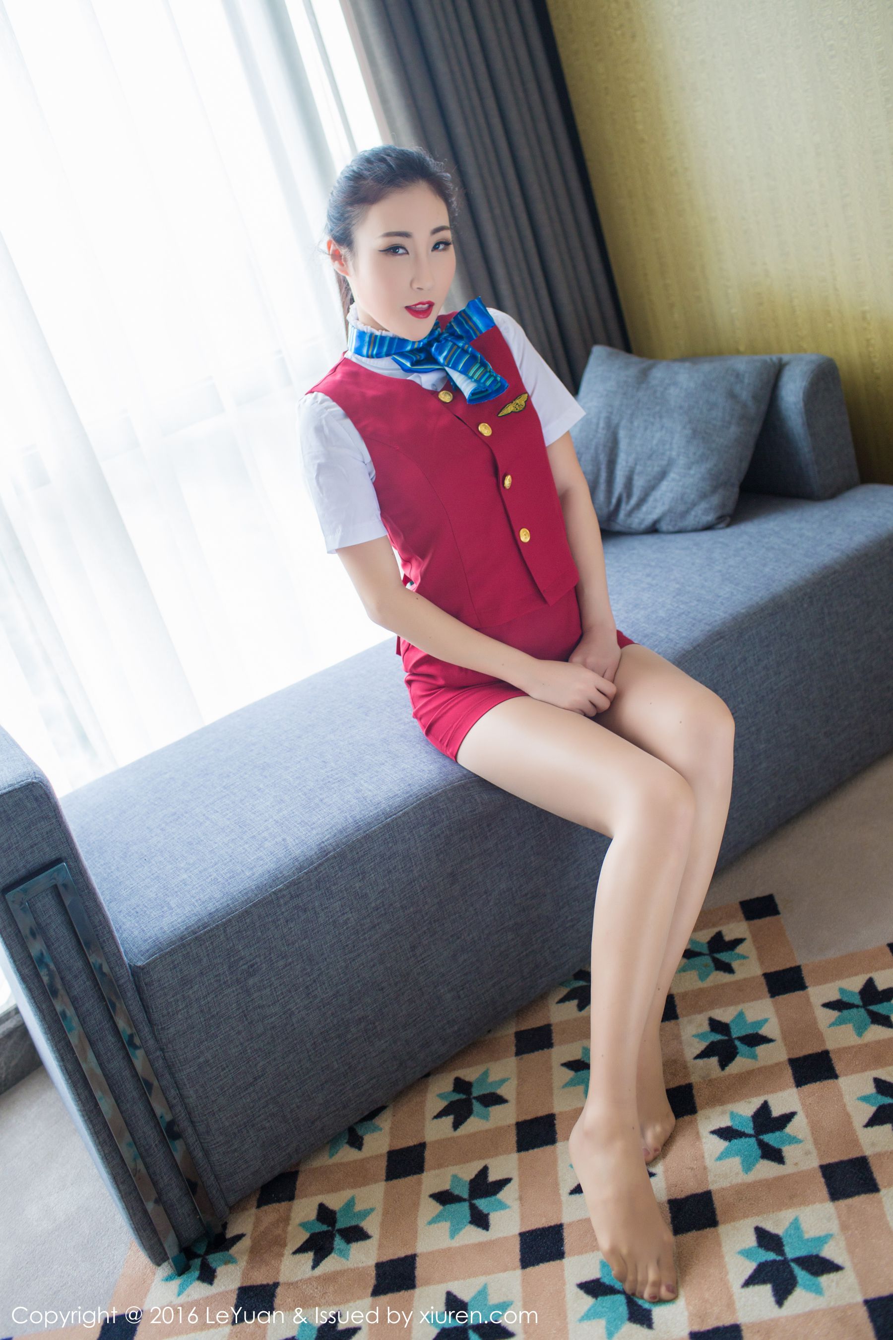 Wendy智秀《空姐制服+诱惑丝袜》 [星乐园LeYuan] Vol.021_第3张
