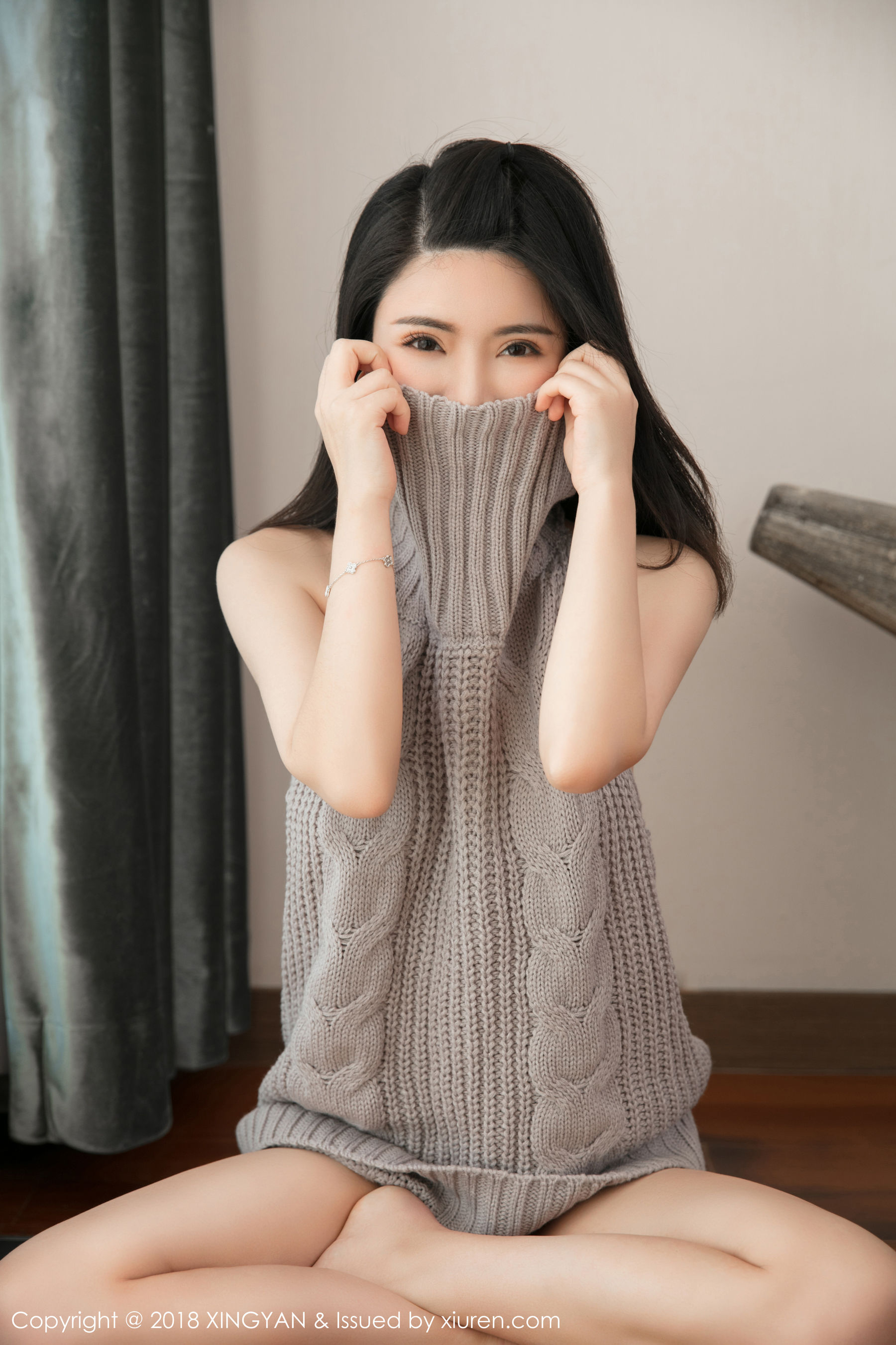 陈曦Lily《开背毛衣》 [星颜社XINGYAN] Vol.012_第1张