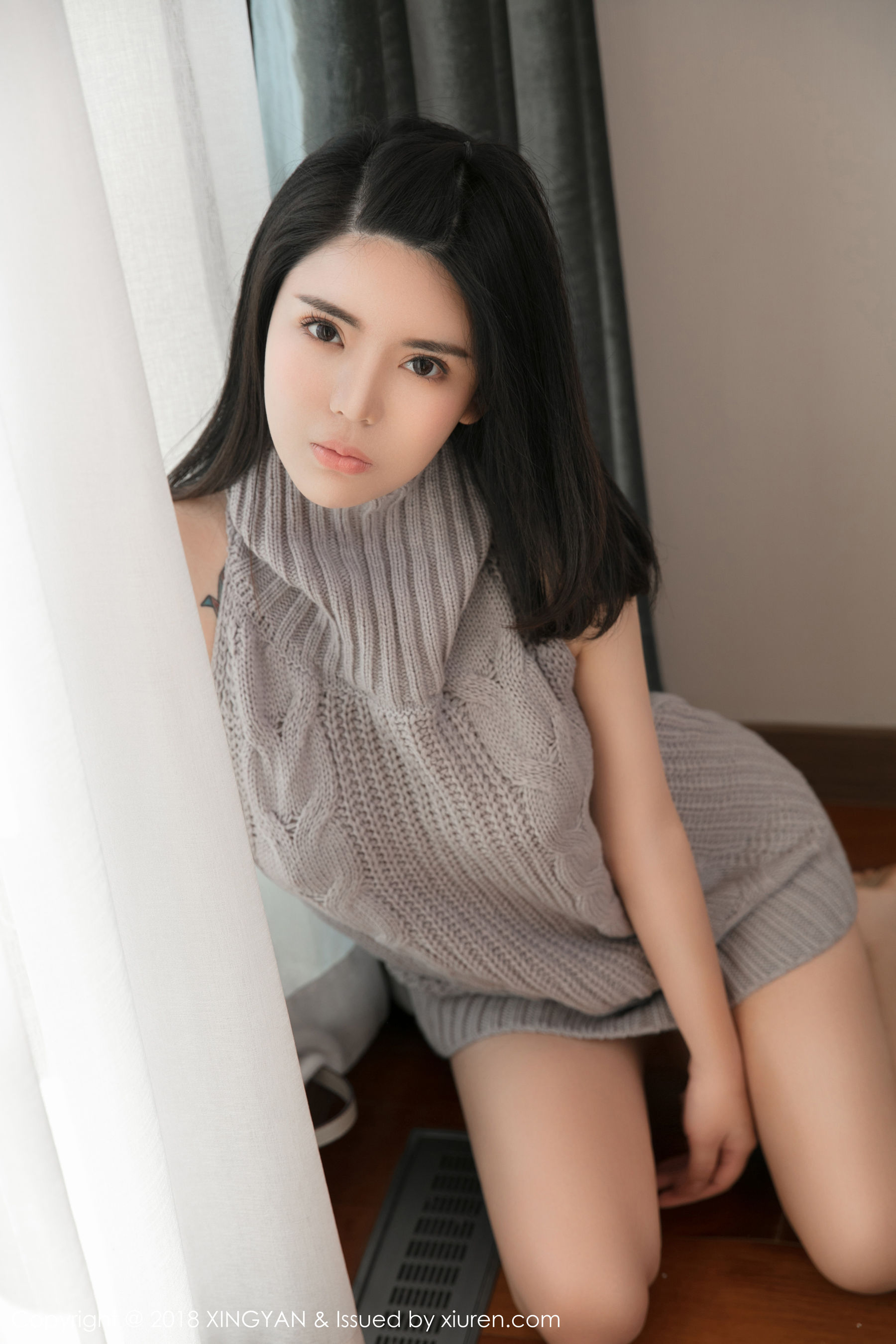陈曦Lily《开背毛衣》 [星颜社XINGYAN] Vol.012_第5张