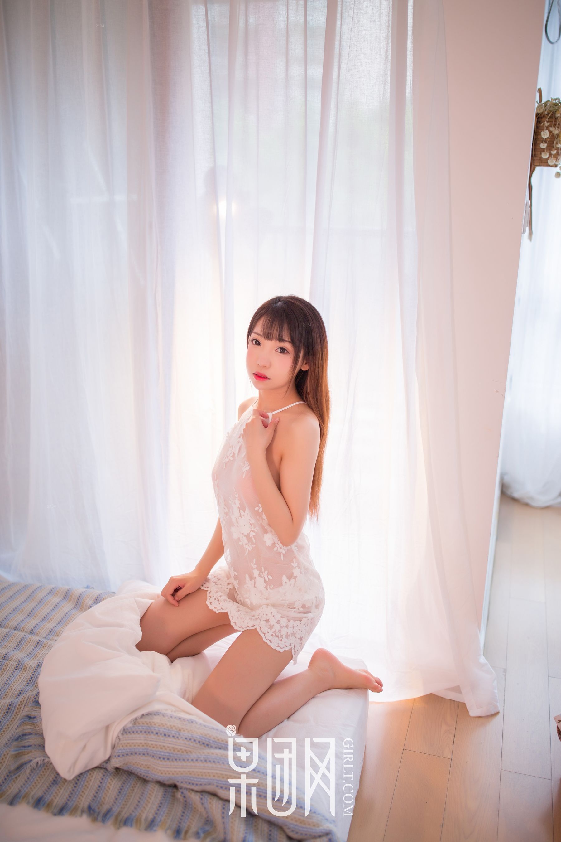 《可爱萝莉大胆尝试蕾丝诱惑！》 [果团Girlt]熊川纪信 No.012_第1张