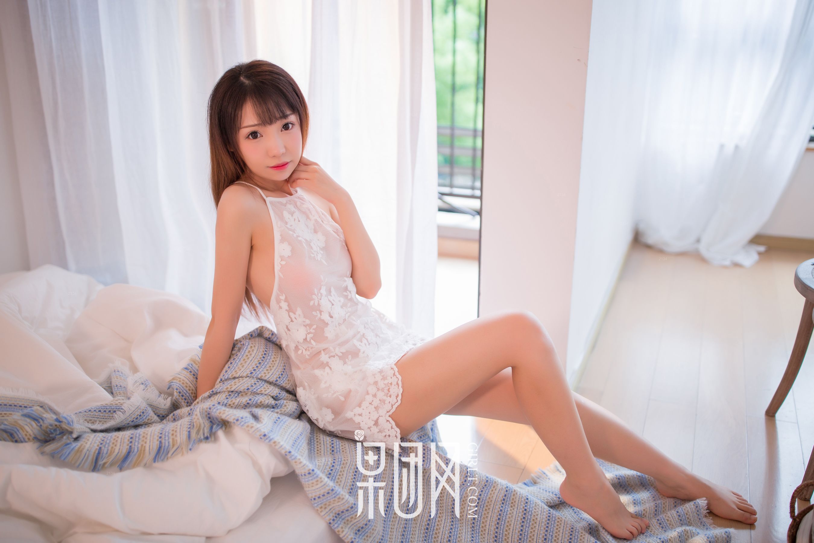《可爱萝莉大胆尝试蕾丝诱惑！》 [果团Girlt]熊川纪信 No.012_第3张