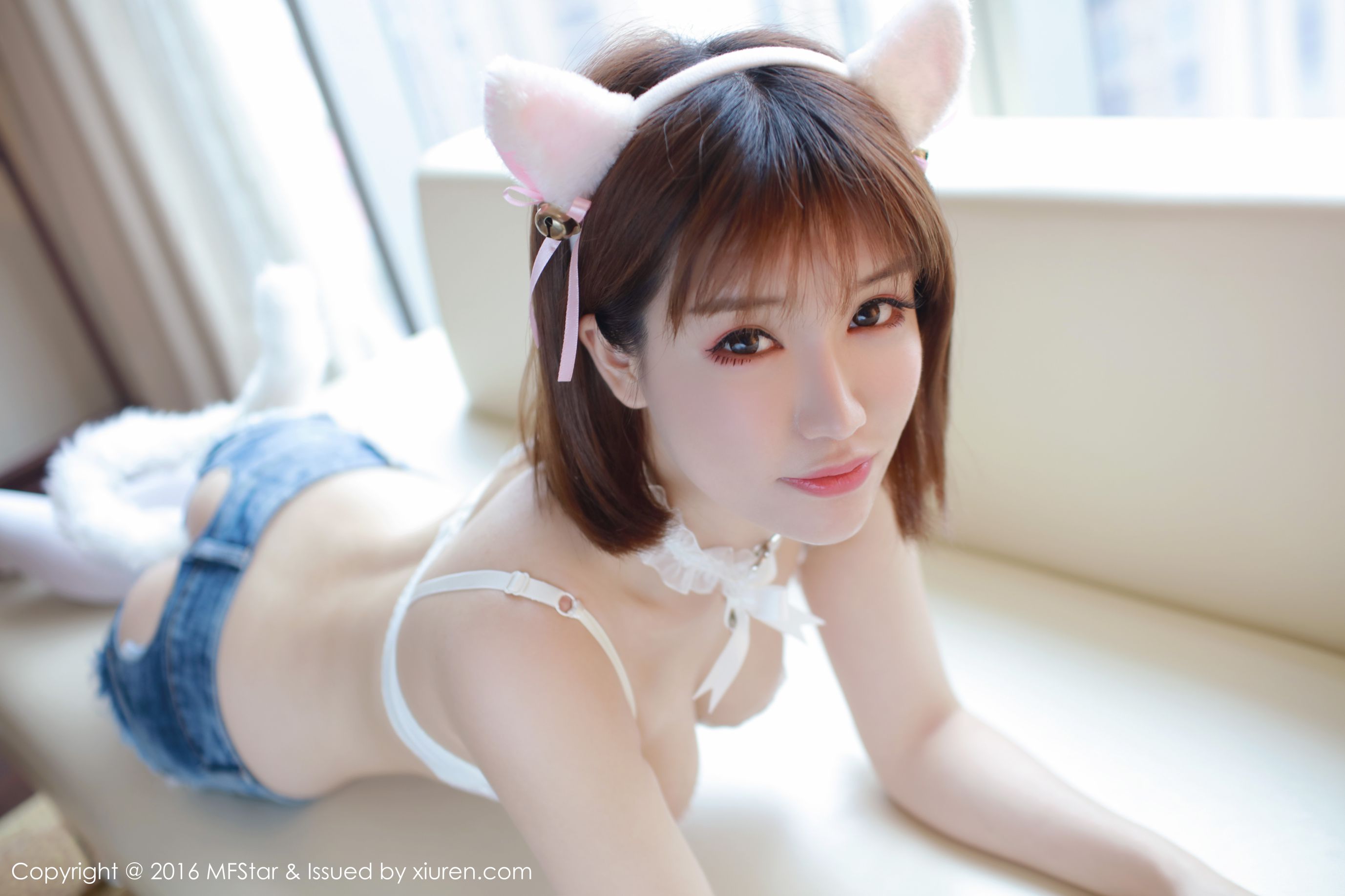 K8傲娇萌萌Vivian《魅惑狐狸与性感比基尼》 [模范学院MFStar] Vol.071_第5张