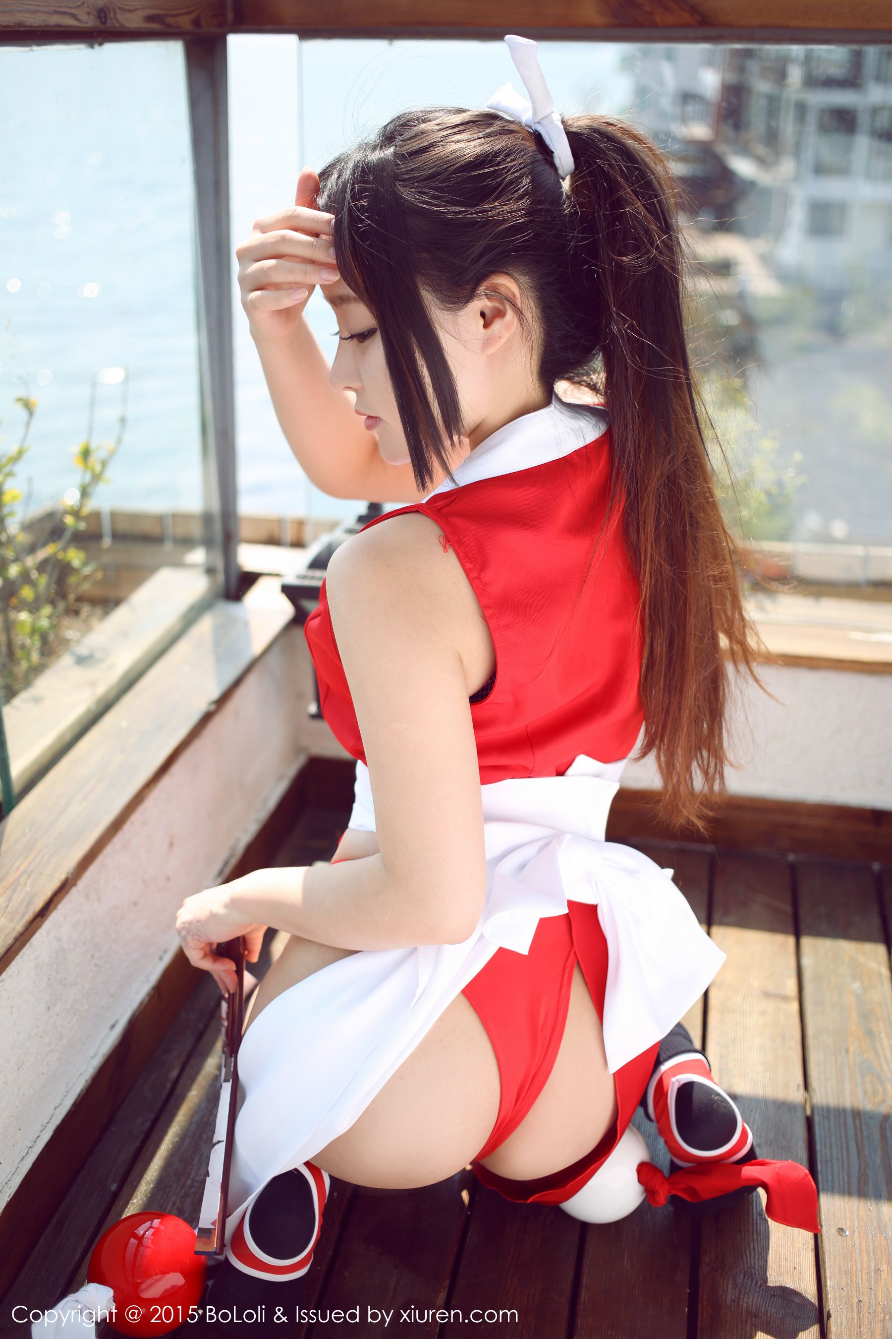 柳侑绮Sevenbaby 《不知火舞COS系列》[BoLoli波萝社] Vol.017  写真集_第3张