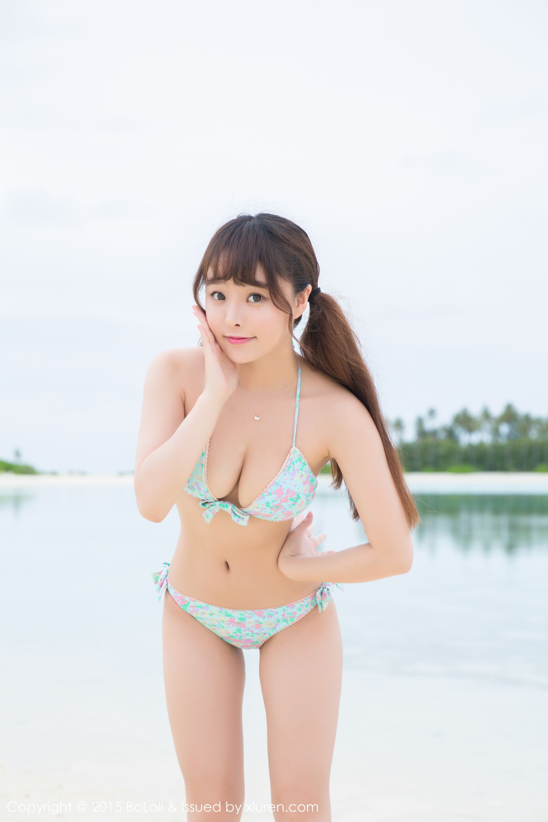 柳侑绮Sevenbaby《马尔代夫旅拍》比基尼+死库水 [BoLoli波萝社] Vol.044 写真集_第3张