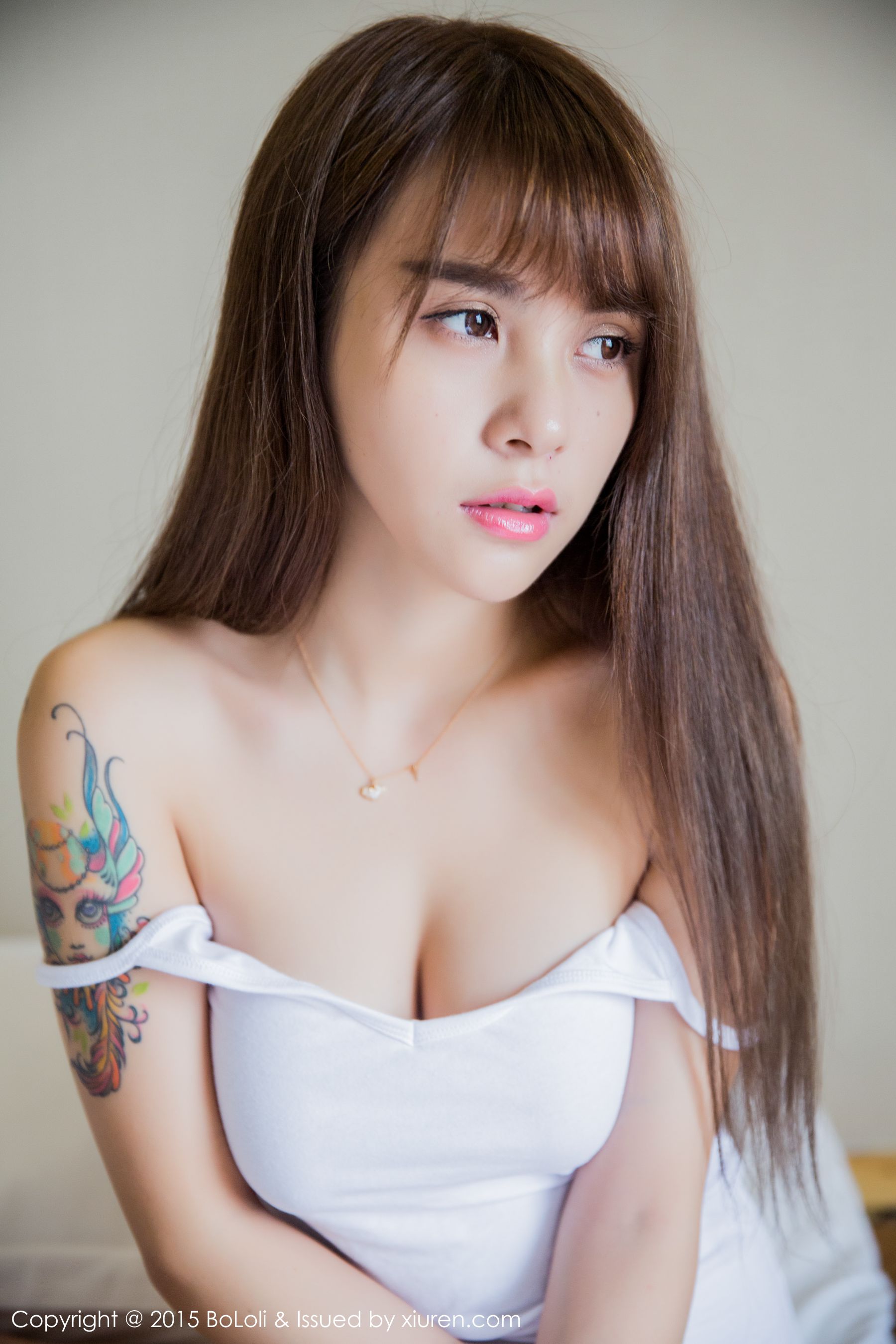 夏美酱 - 性感的97年妹子 [BoLoli波萝社] Vol.055  写真集_第1张