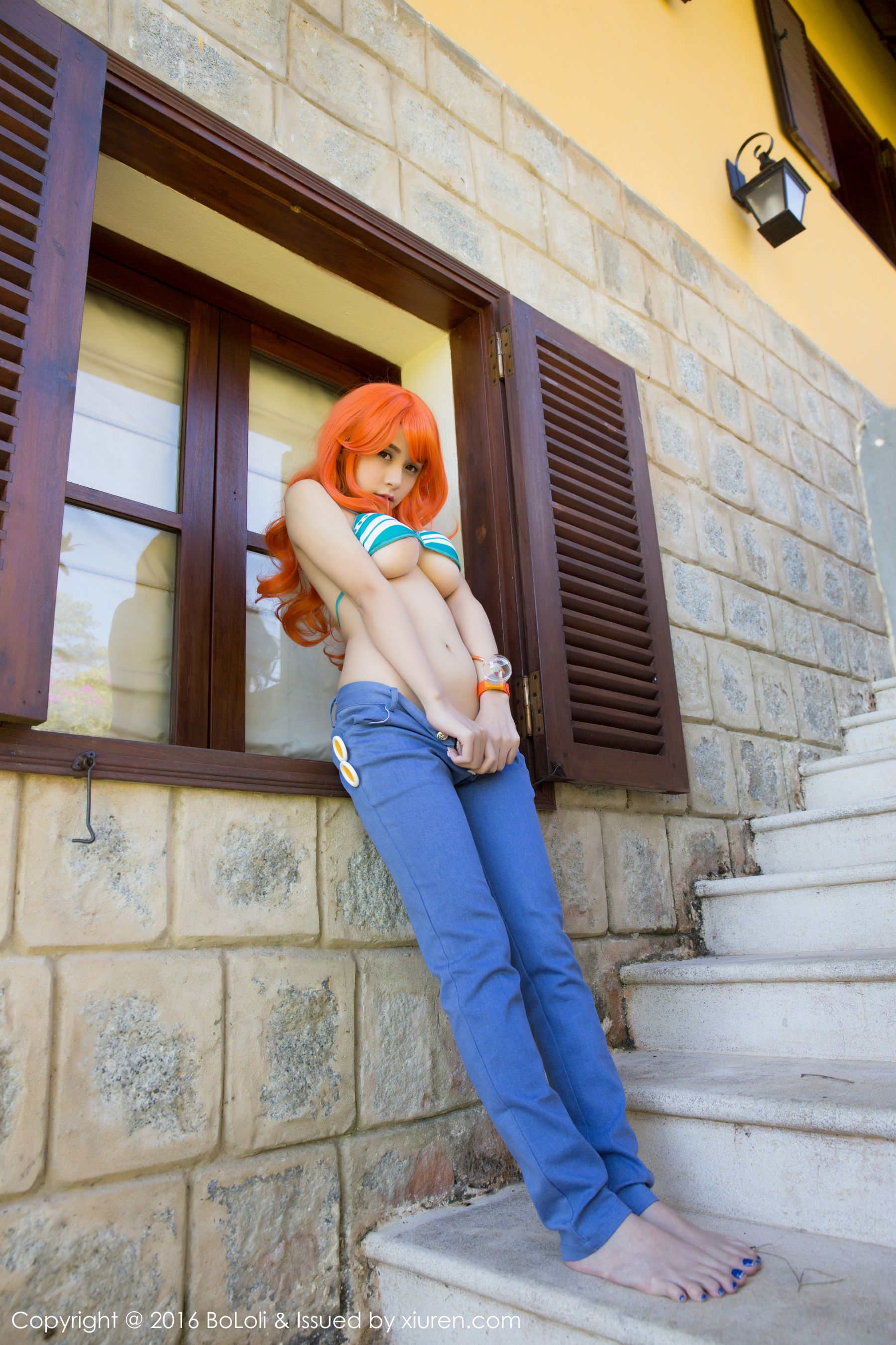 夏美酱《海贼王娜美COS》 [BoLoli波萝社] Vol.090 写真集_第4张
