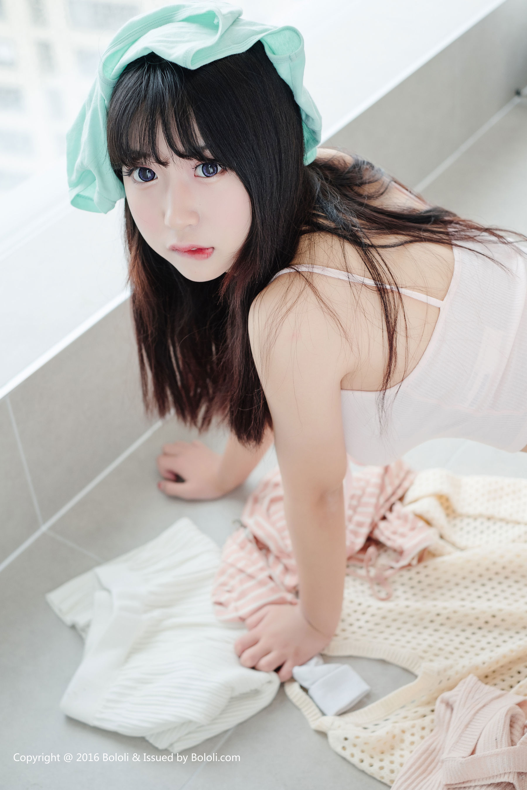 猫九酱sakura《童颜巨乳小猫九 洗衣房俏皮诱惑》 [Bololi波萝社] BOL.005_第4张