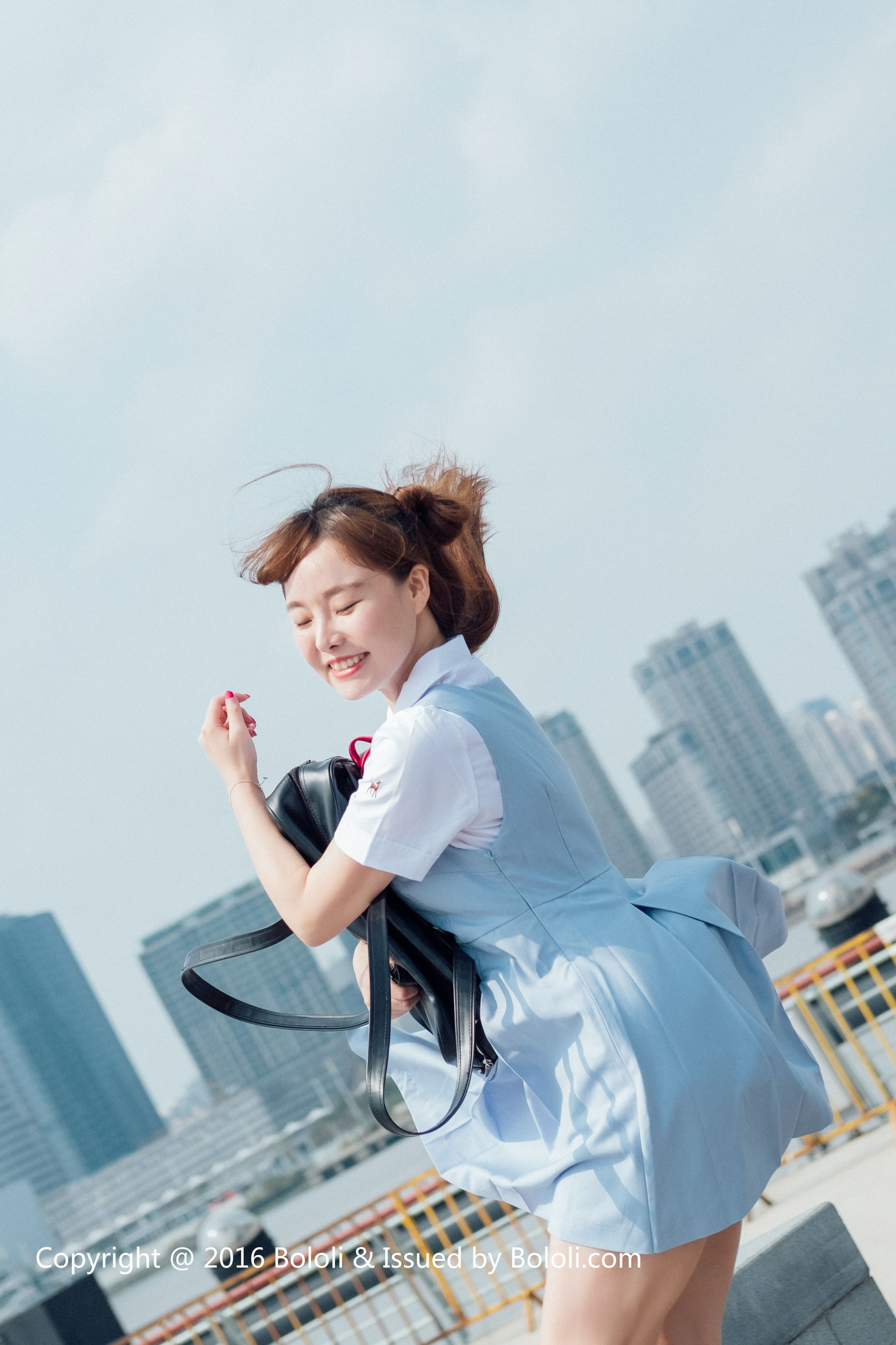 制服女神柳侑绮《青涩的回忆》 [Bololi波萝社] BOL.006_第1张