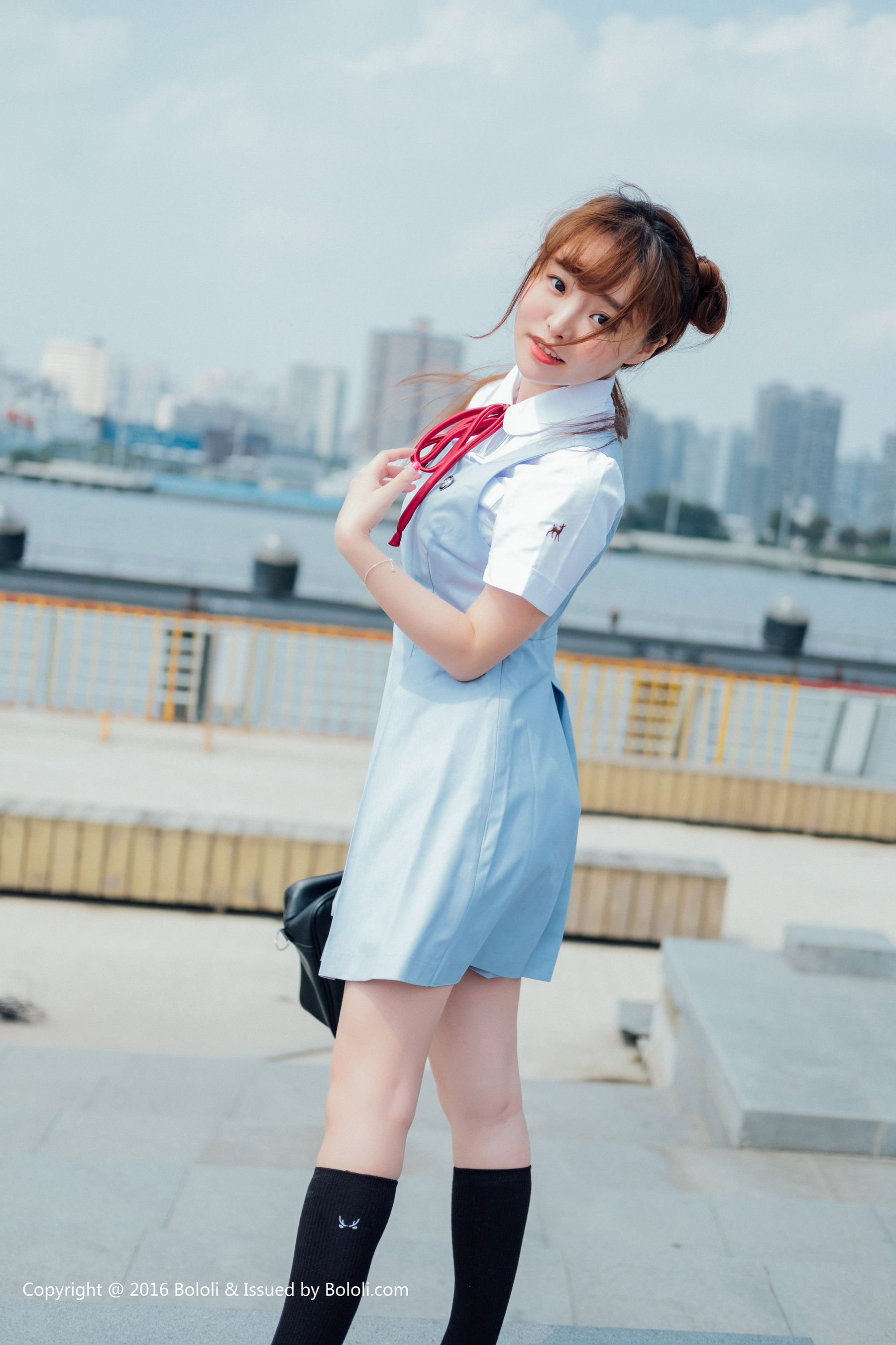 制服女神柳侑绮《青涩的回忆》 [Bololi波萝社] BOL.006_第4张