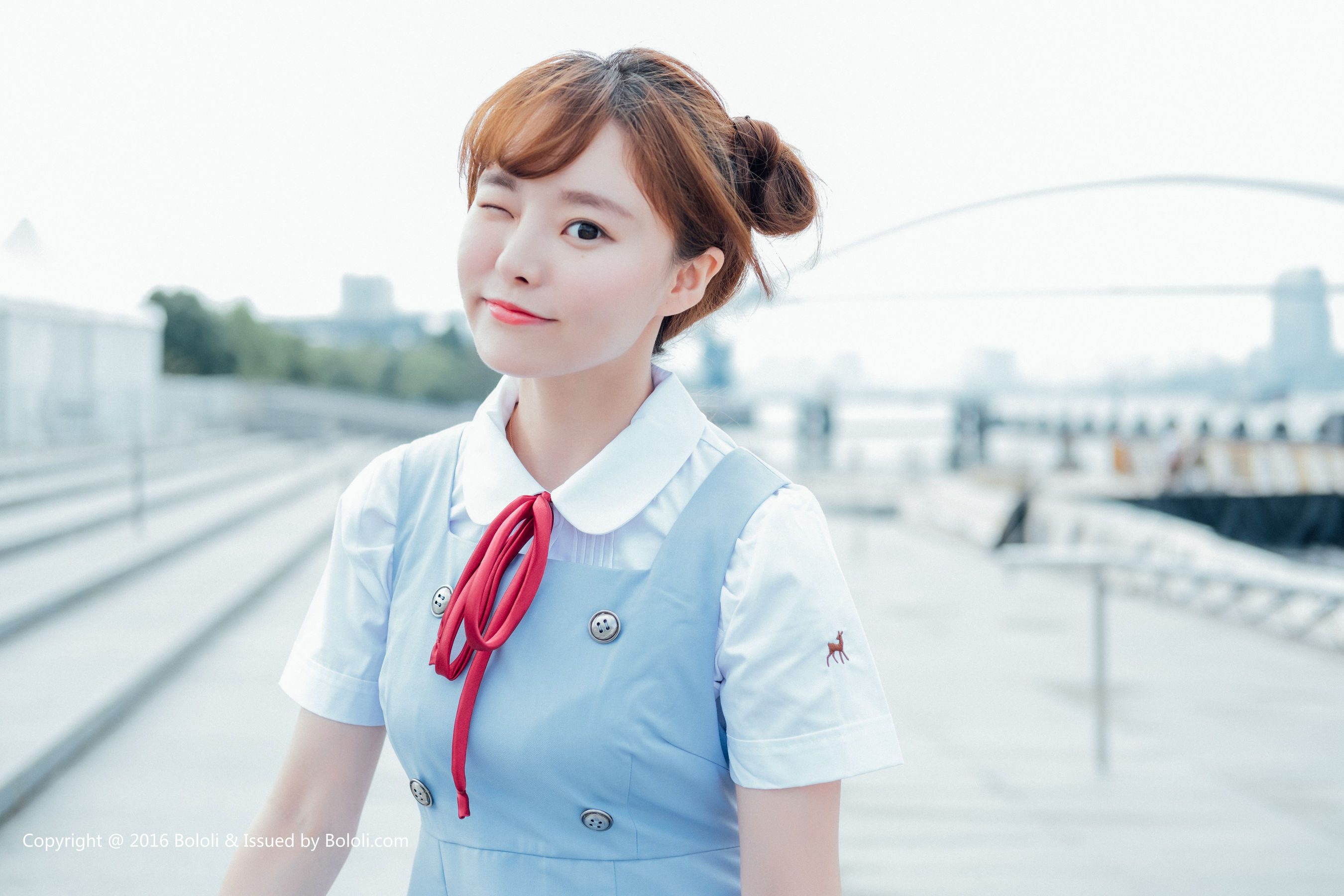 制服女神柳侑绮《青涩的回忆》 [Bololi波萝社] BOL.006_第5张