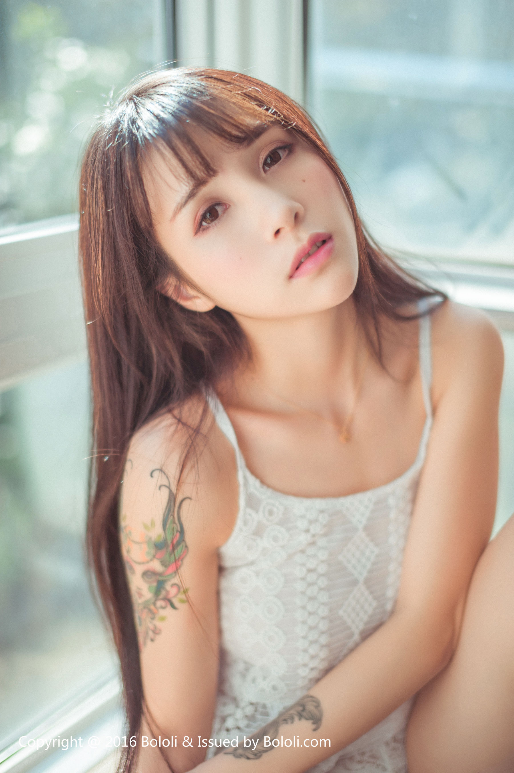 夏美酱《白裙夏美》 [Bololi波萝社] BOL.040_第1张