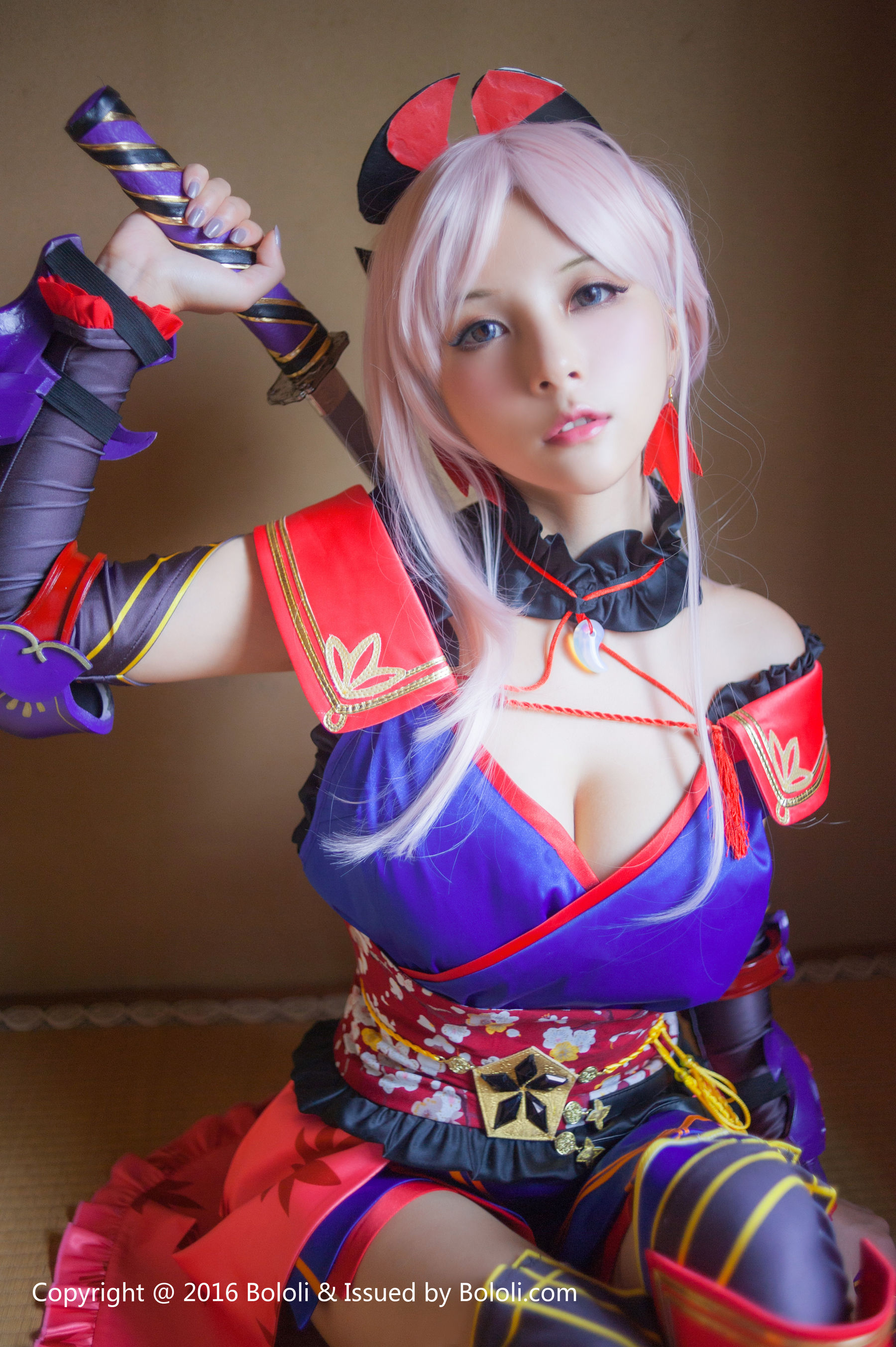 夏美酱《宫本武藏一破COS》 [Bololi波萝社] BOL.079_第2张