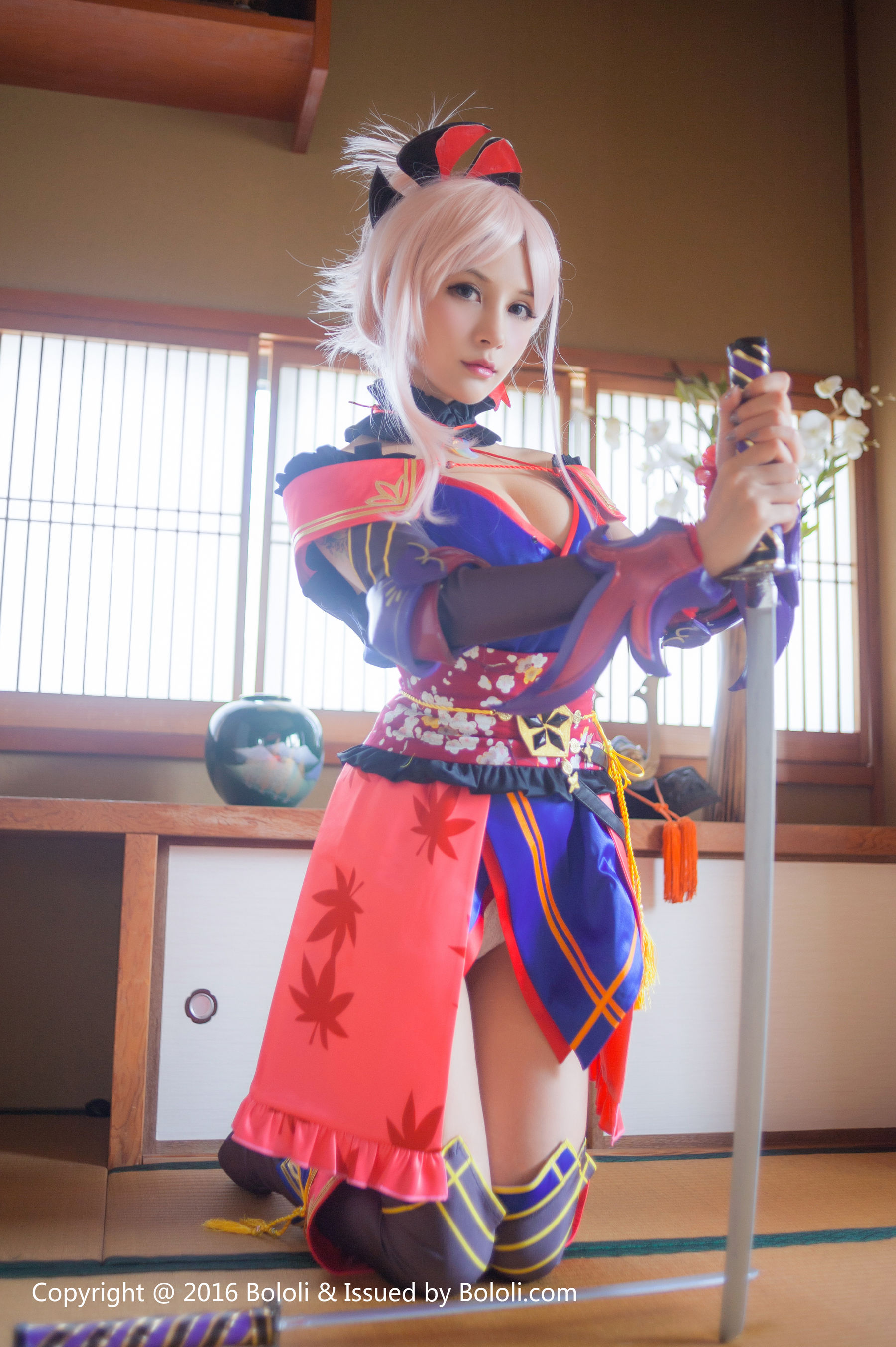 夏美酱《宫本武藏一破COS》 [Bololi波萝社] BOL.079_第5张