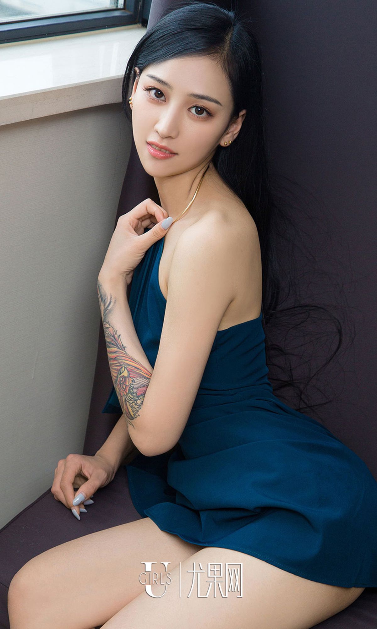 安雅若《婉约花臂》 [尤果圈] No.720_第5张
