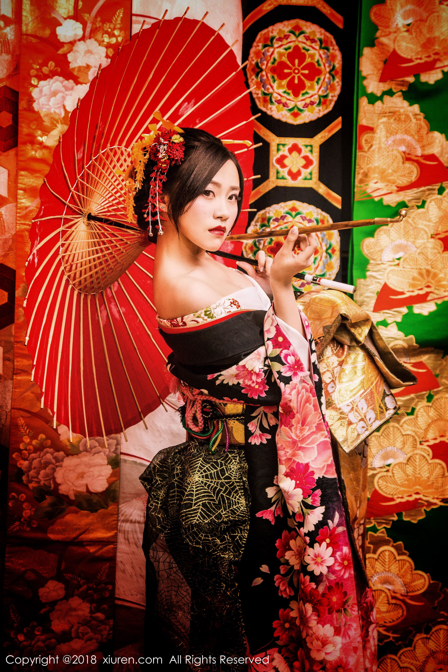 许诺Sabrina《花魁》 [秀人XiuRen] No.930_第1张